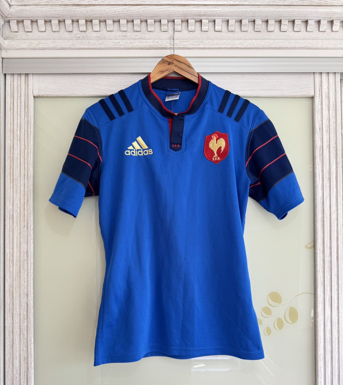 Adidas France 2015-2016 Home Rugby Jersey Shirt Kit Size US S / EU 44-46 / 1 - 1 Thumbnail