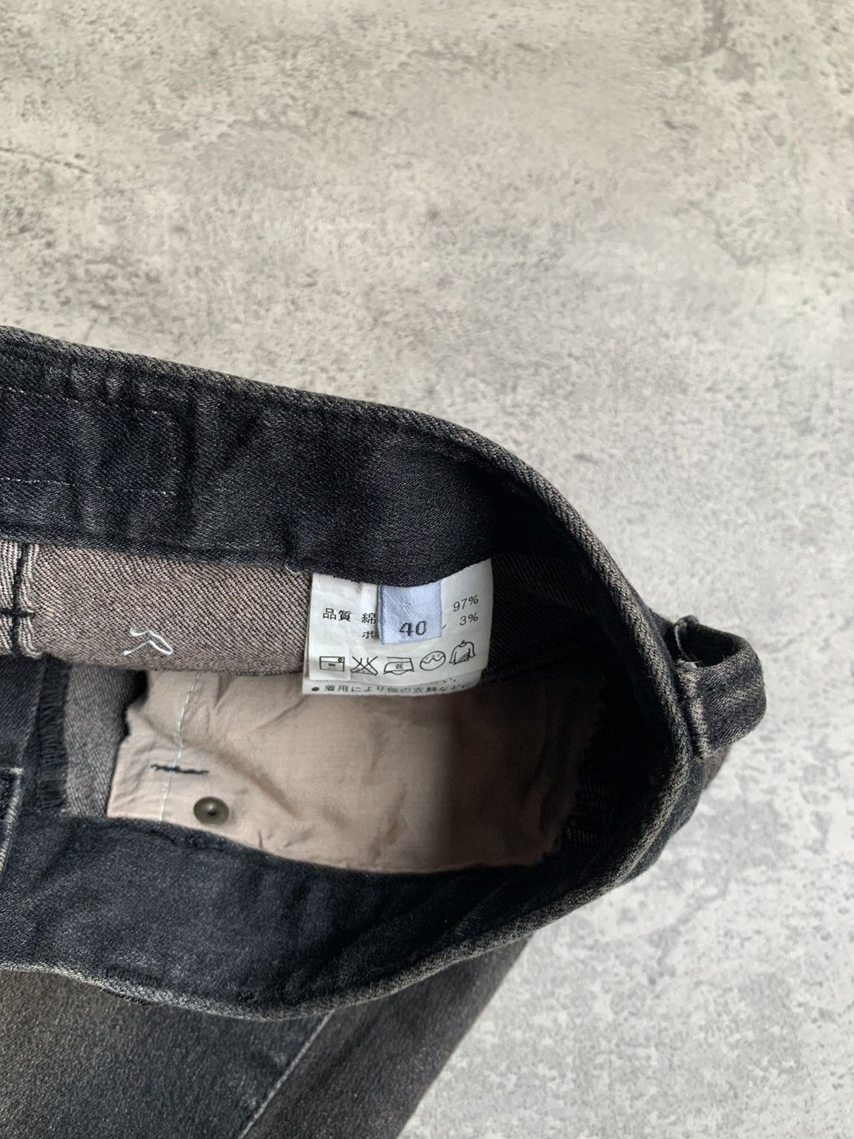 Japanese Brand LATOOKU lace up flare jeans Size US 27 - 4 Thumbnail