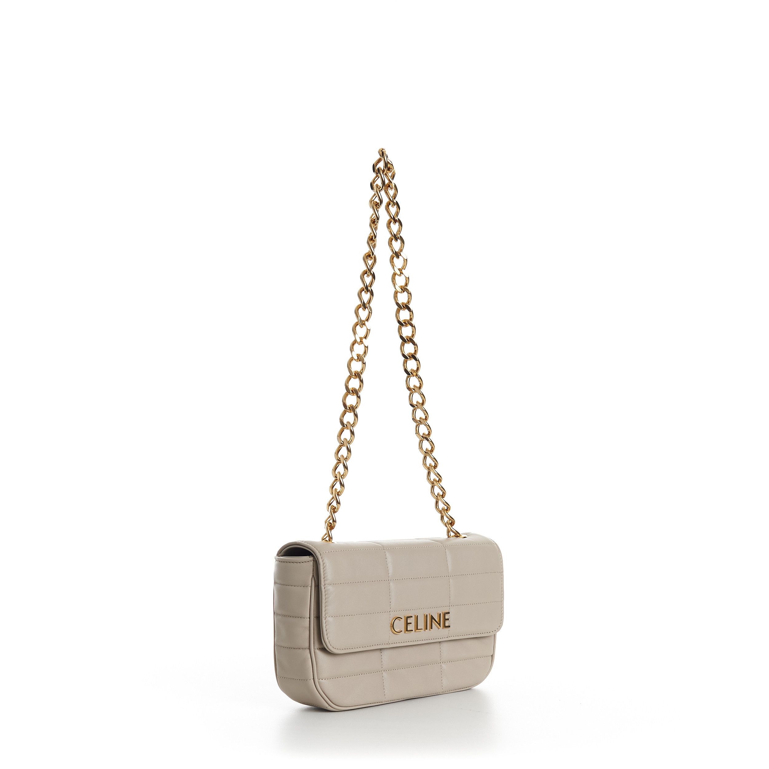 Celine Chain Shoulder Bag Matelasse Monochrome Celine Size ONE SIZE - 17 Thumbnail