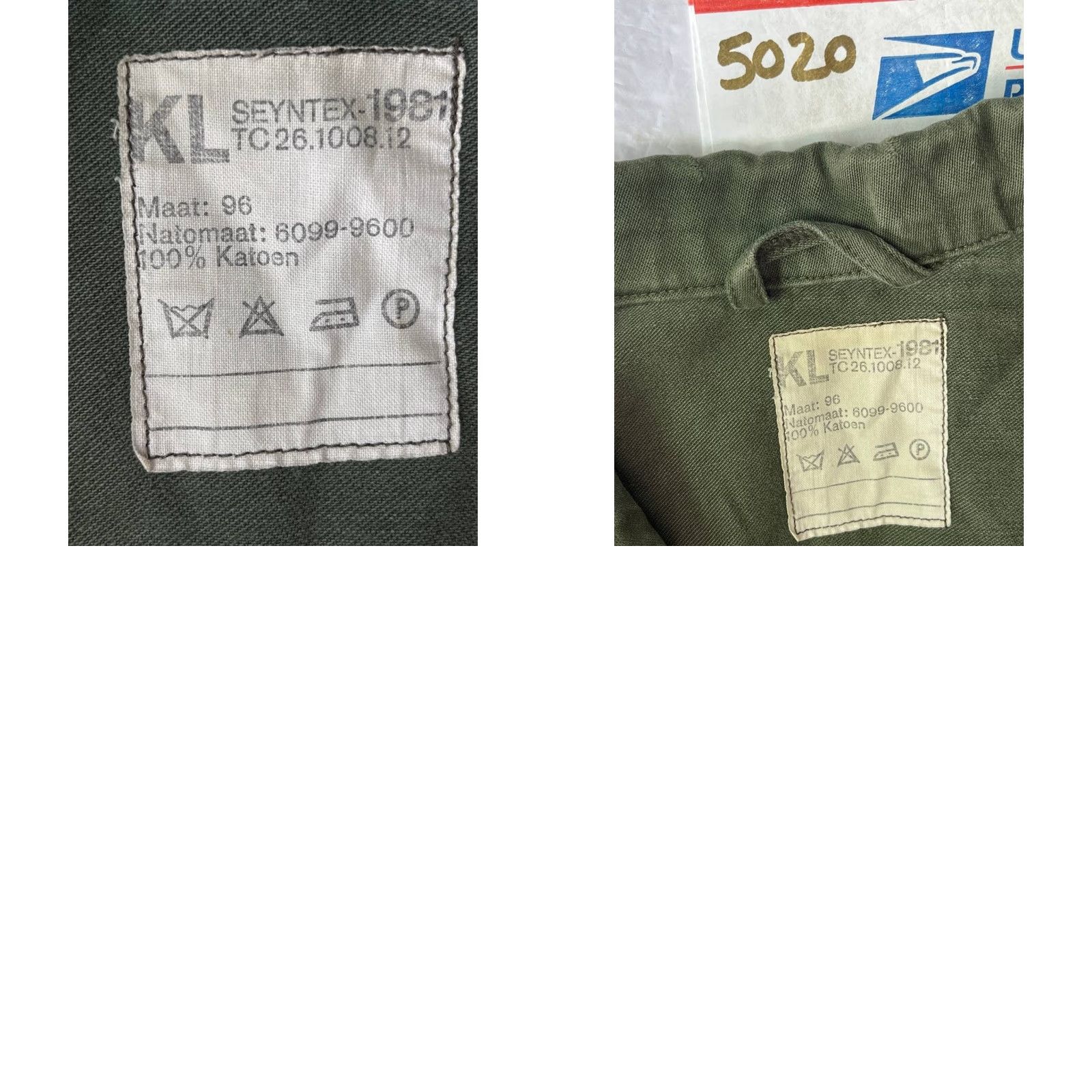 Vintage VINTAGE KL seyntek Dutch Military Jacket M Regular Green Camouflage Cotton Men Size Medium Distressed See All Pics Pattern Button Snap Size US M / EU 48-50 / 2 - 8 Thumbnail
