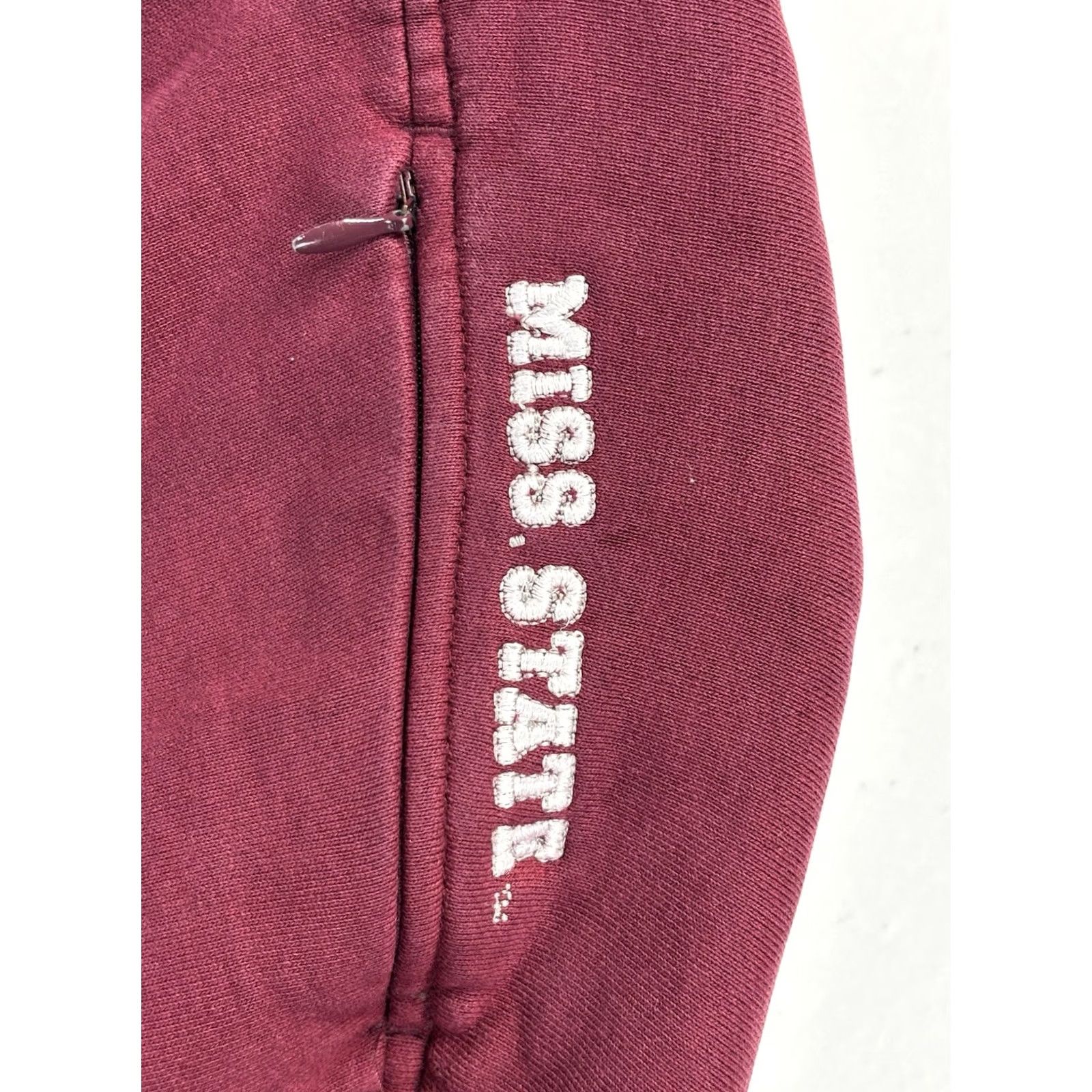 Nike VINTAGE Nike Mississippi State Hoodie Sweatshirt Men’s XL Maroon Y2K College Sports Pullover Raised Letter Size US XL / EU 56 / 4 - 4 Thumbnail