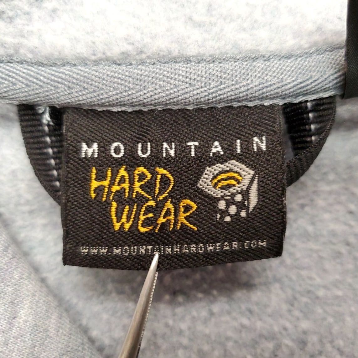 Mountain Hardwear VINTAGE Mountain Hardware Jacket Women M Gray Blue Hooded Knit Fleece Outdoor Gorp Size M / US 6-8 / IT 42-44 - 5 Thumbnail