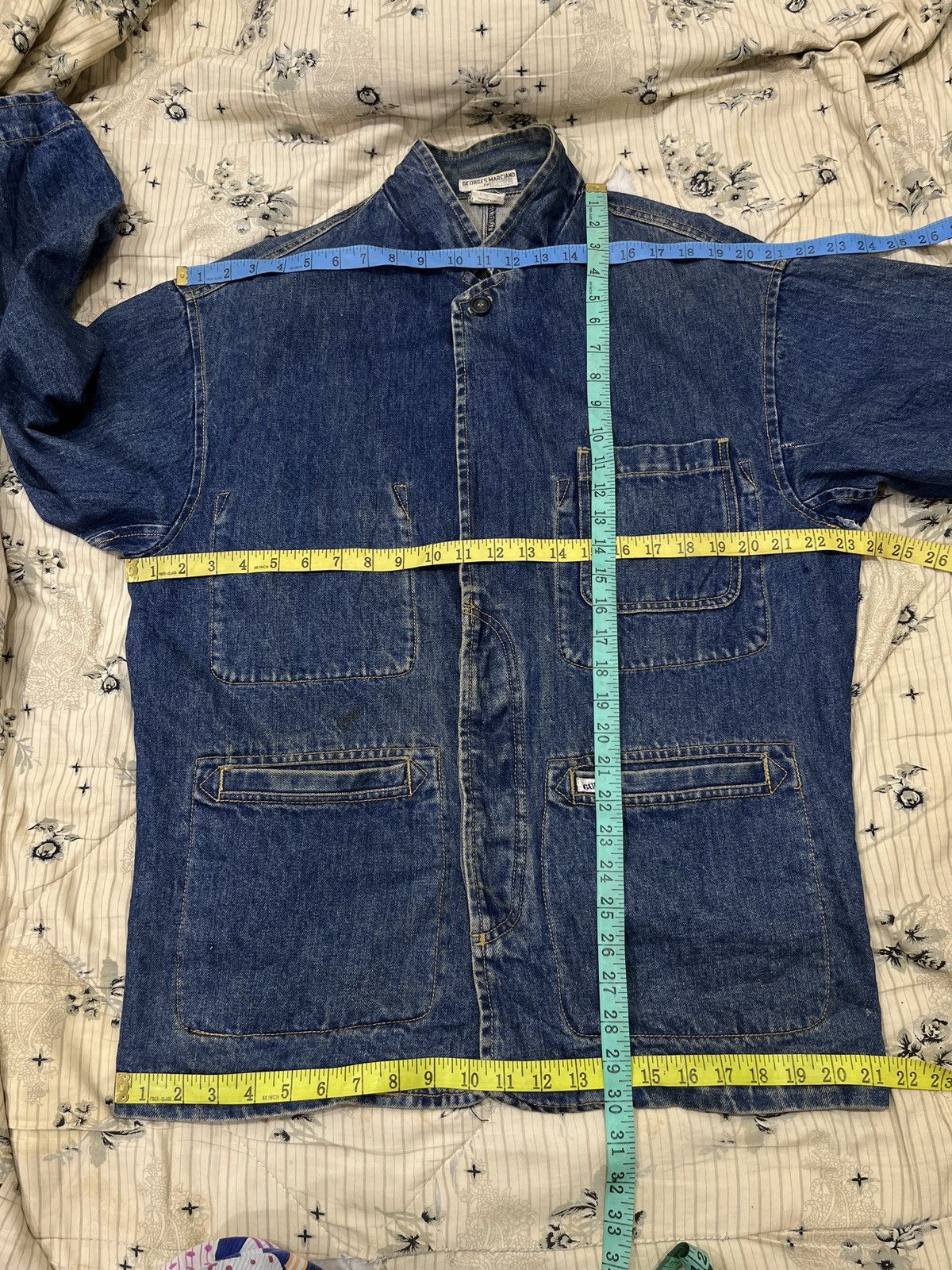 Guess (Zzzz)🔥🔥STEALS VINTAGE GUESS GEORGES MARCIANO DENIM JACKET Size US S / EU 44-46 / 1 - 20 Thumbnail