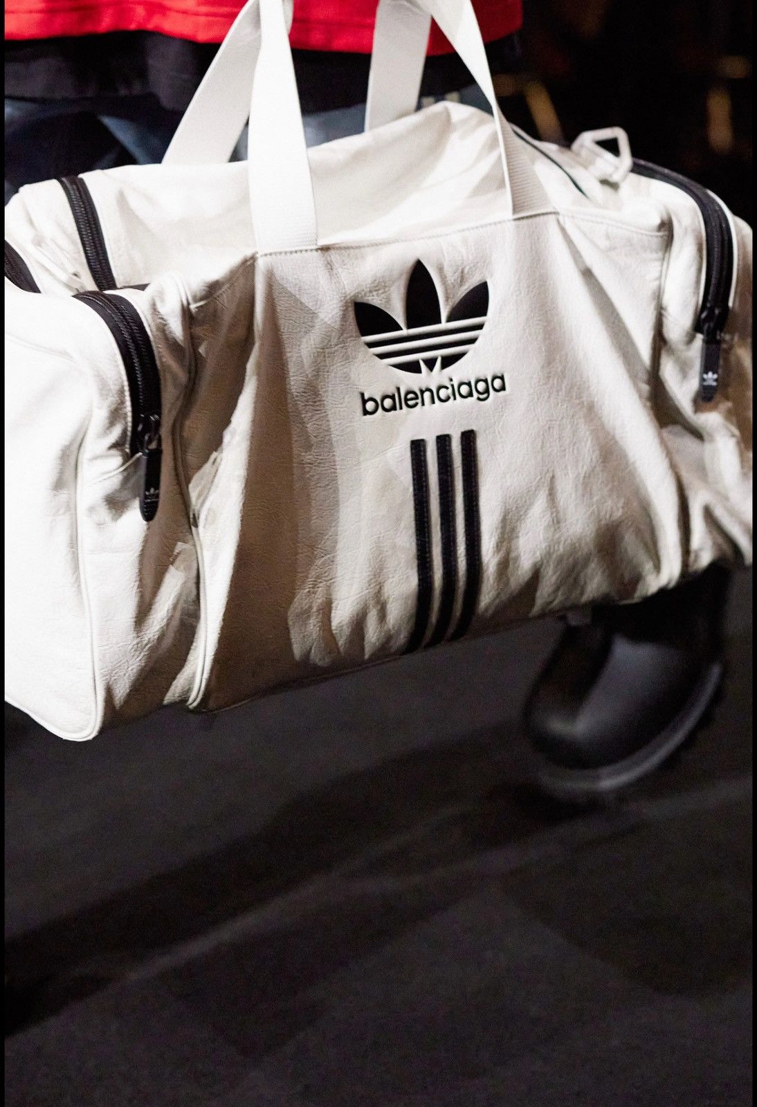 Balenciaga Balenciaga x Adidas Full Leather Duffle Bag Size ONE SIZE - 1 Thumbnail