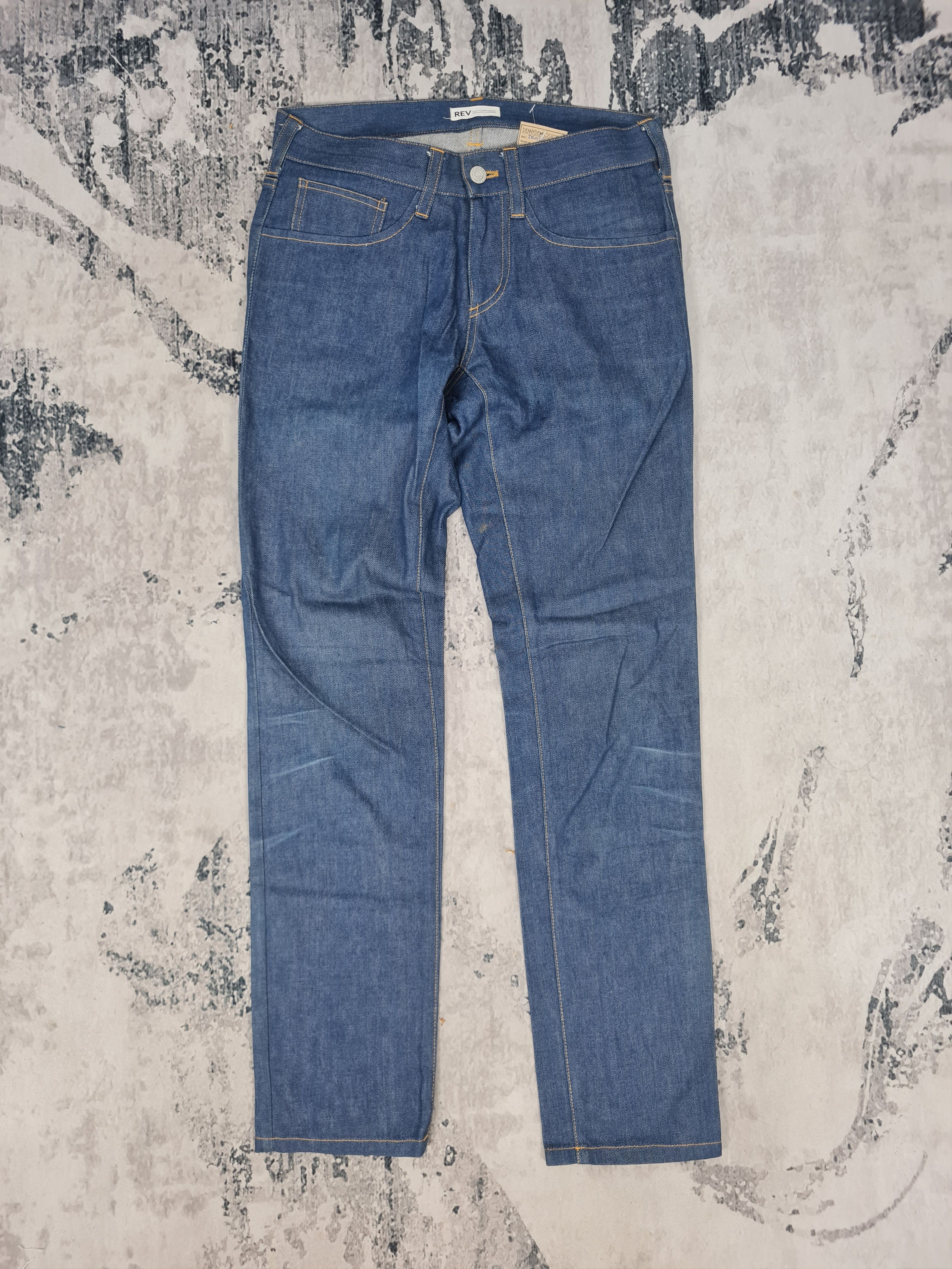 Japanese Brand REV BIKERS Diamond Pocket Riders Slim Fit Jeans 30x31 JB0185 Size US 30 / EU 46 - 1 Thumbnail