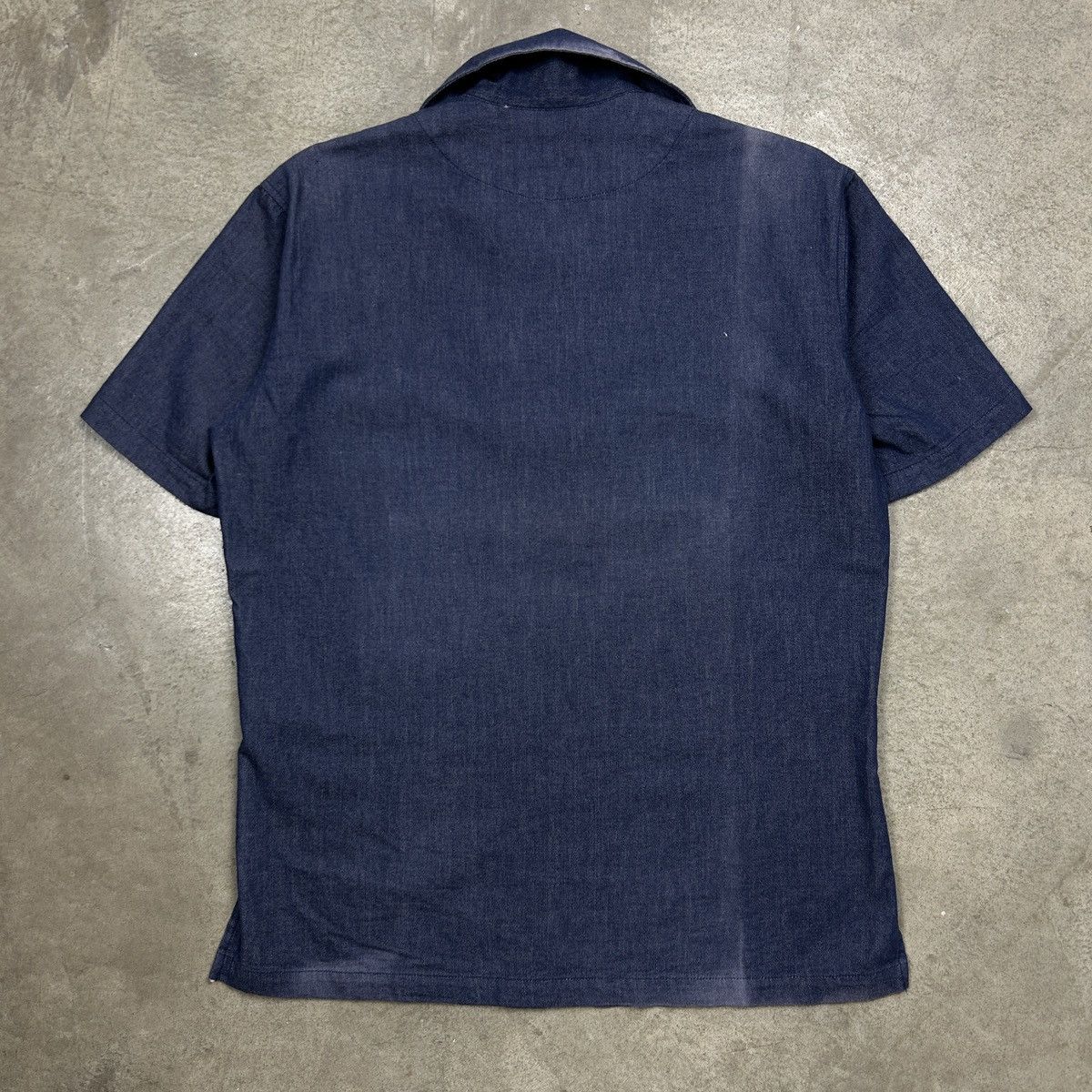 Japanese Brand × Tornado Mart Tornado Mart - Laceless Shirt Denim Size US M / EU 48-50 / 2 - 11 Thumbnail