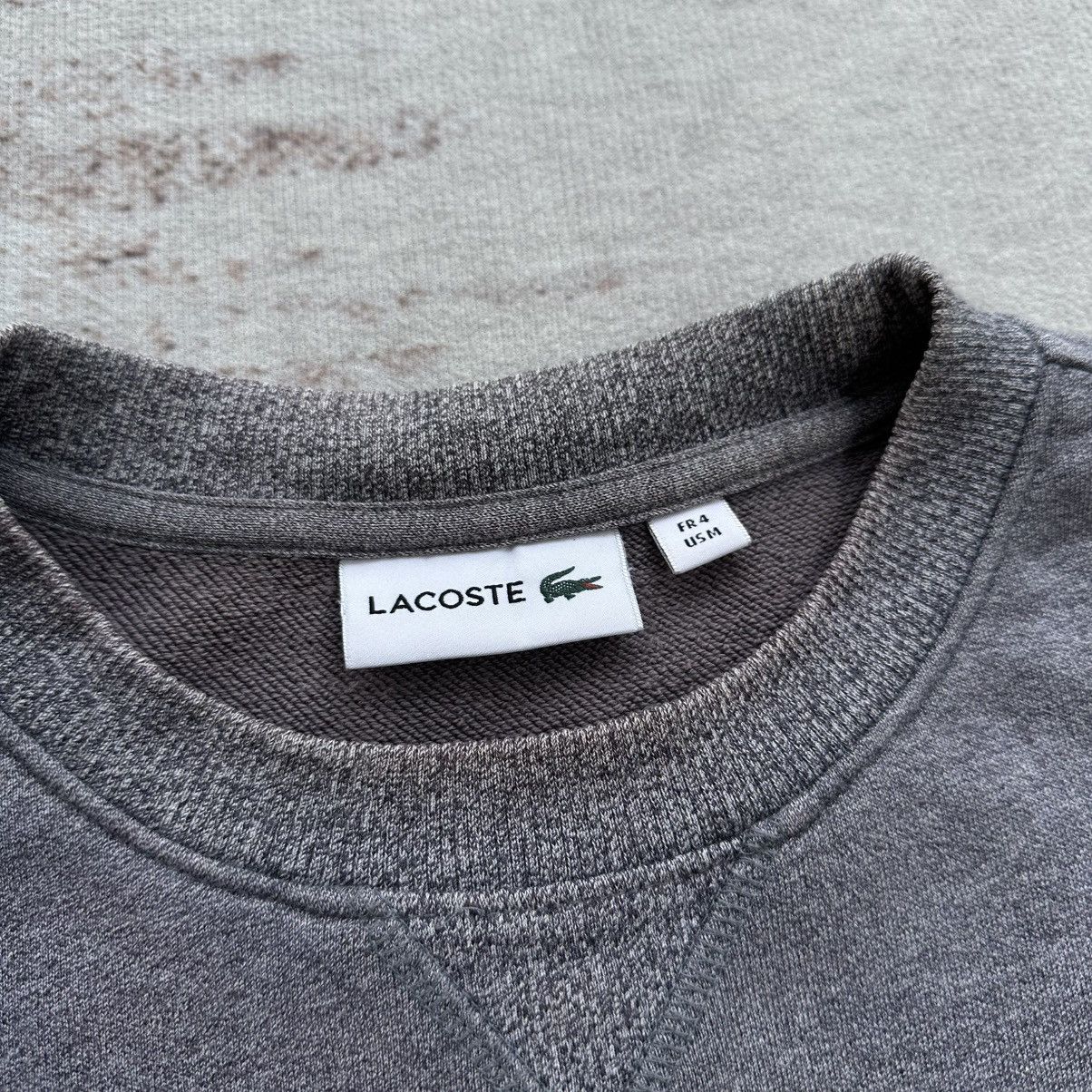 Lacoste LACOSTE LARGE LOGO CREW NECK GREY ESSENTIALS SWEATSHIRT Size US M / EU 48-50 / 2 - 6 Thumbnail