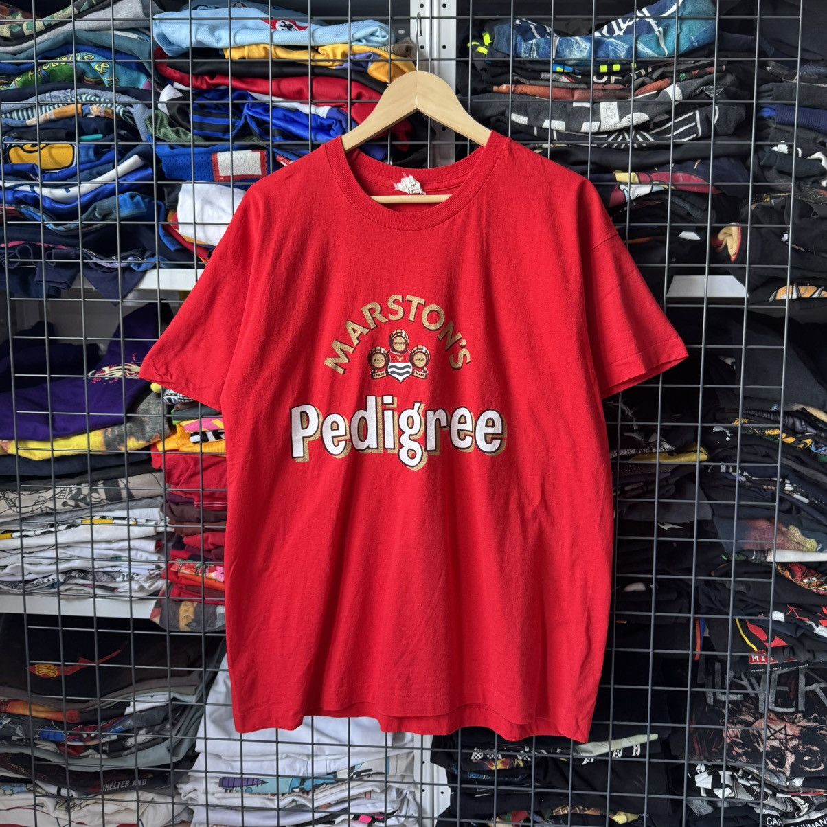 Vintage Vintage 90s Marston’s Pedigree English Ale T-shirt Size US XL / EU 56 / 4 - 1 Thumbnail