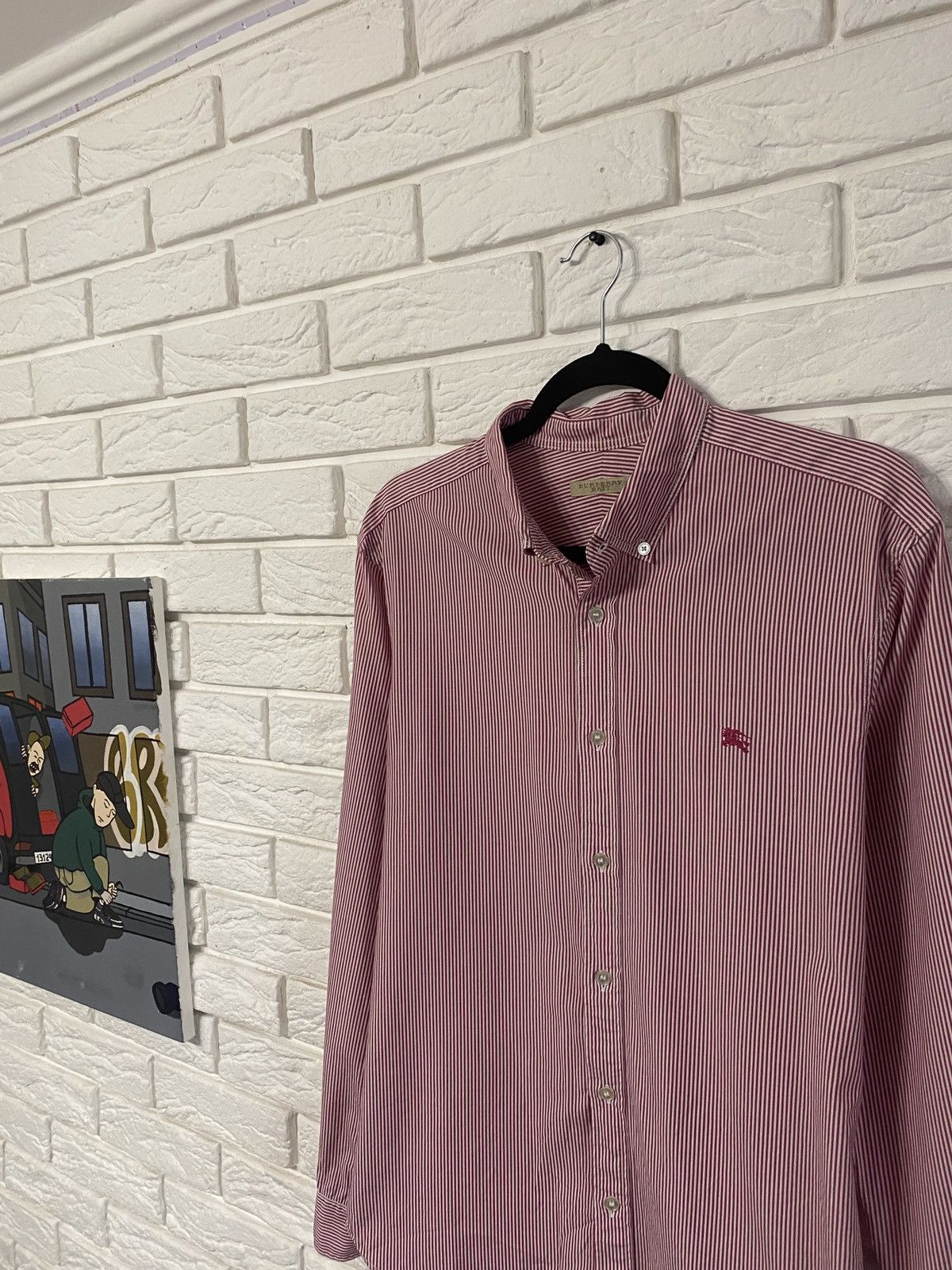 Burberry BURBERRY BRIT Shirt Casual Formal Check Men Size US L / EU 52-54 / 3 - 2 Thumbnail