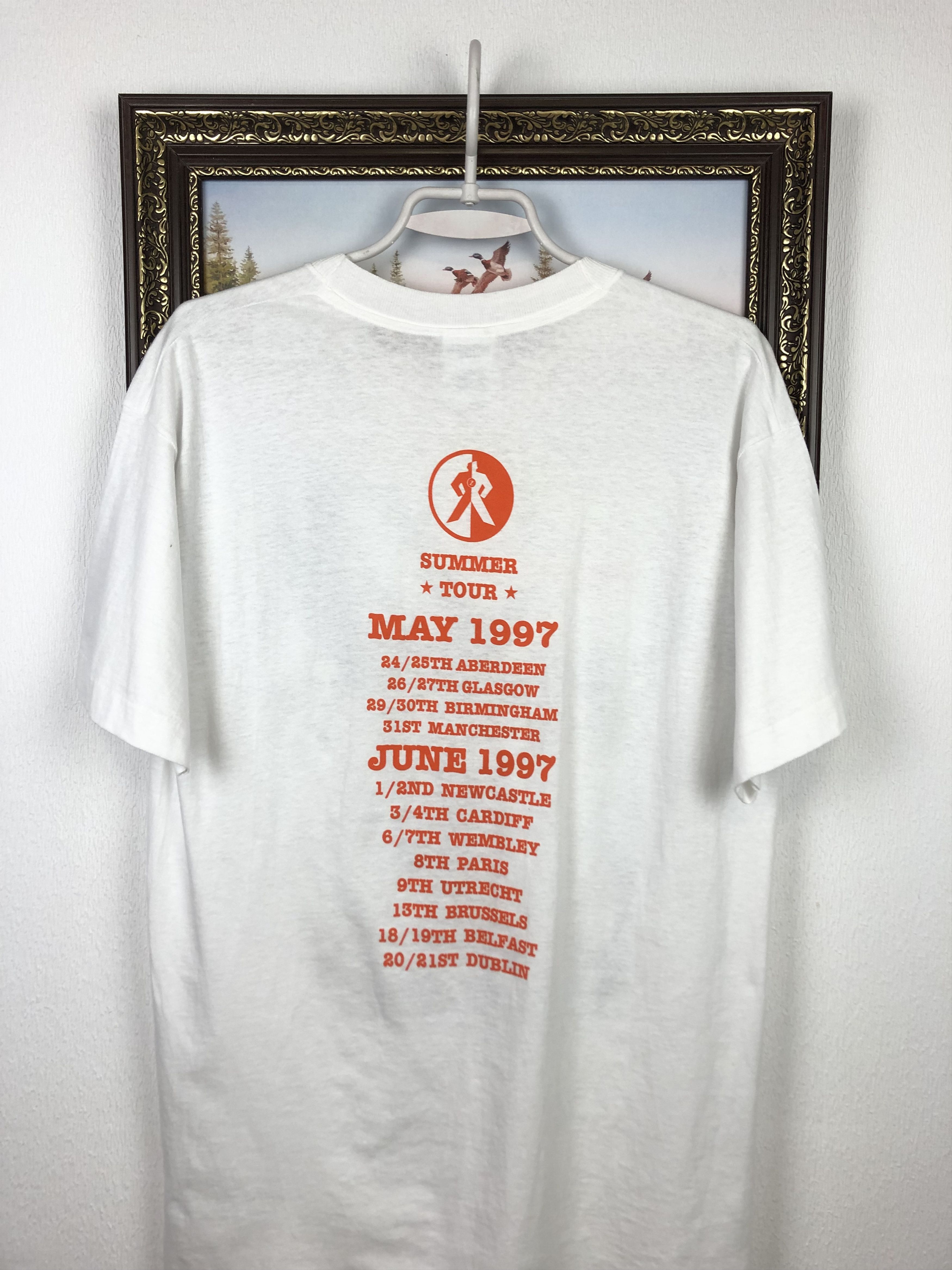 Band Tees Vintage 90's Boyzone Summer Tour Tee Shirt Band Mens Rare Size US M / EU 48-50 / 2 - 9 Thumbnail