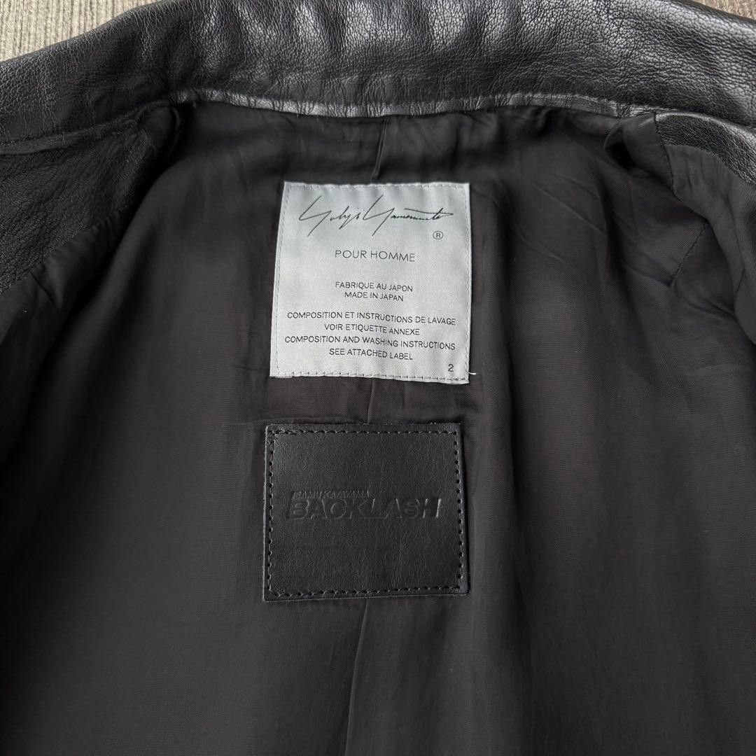 Yohji Yamamoto yohji yamamoto x backlash leather jacket Size US M / EU 48-50 / 2 - 6 Thumbnail