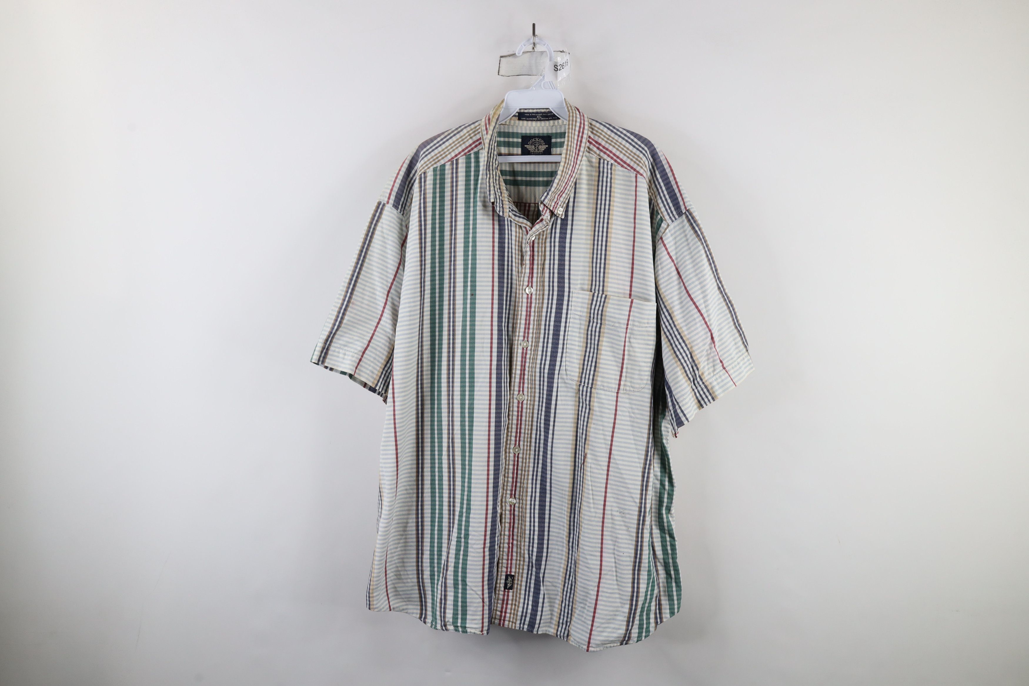 Vintage Vintage 90s Streetwear Rainbow Checkered Button Down Shirt Size US XL / EU 56 / 4 - 1 Thumbnail