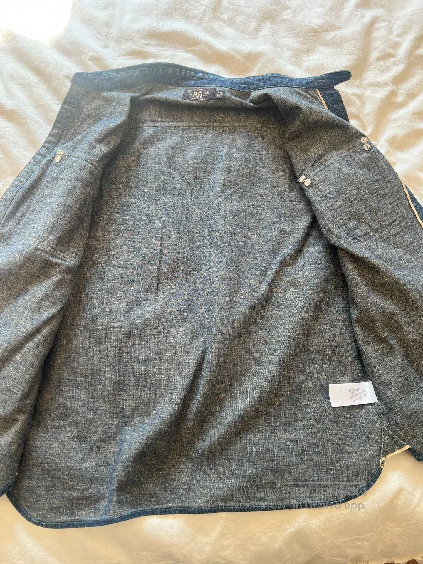 RRL Ralph Lauren RRL Double RL Denim Thick Shirt. Size US L / EU 52-54 / 3 - 6 Thumbnail
