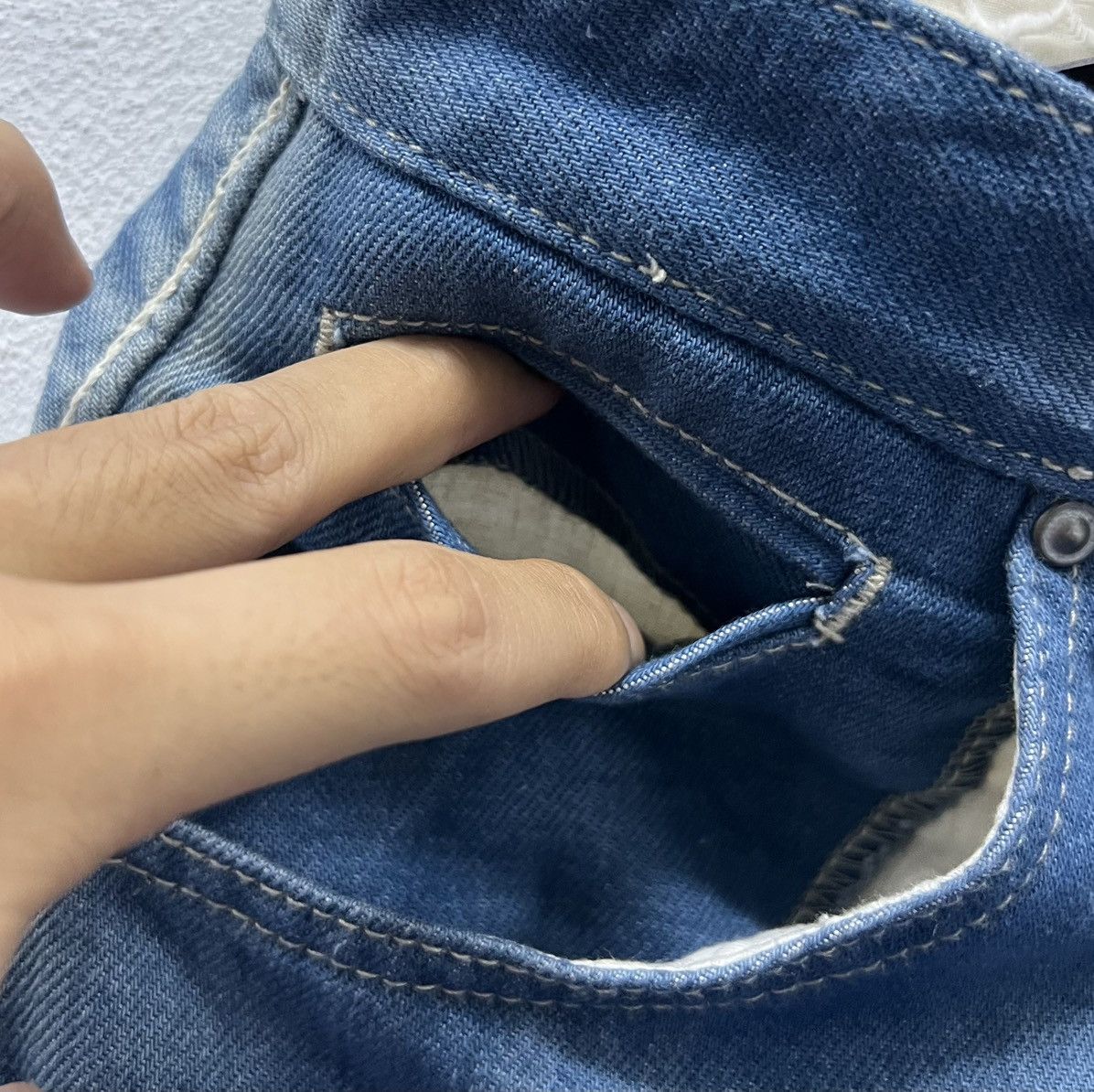 Japanese Brand × Vintage × mina perhonen VINTAGE MINA PERHONEN MADE IN JAPAN DENIM PANTS Size US 30 / EU 46 - 6 Thumbnail