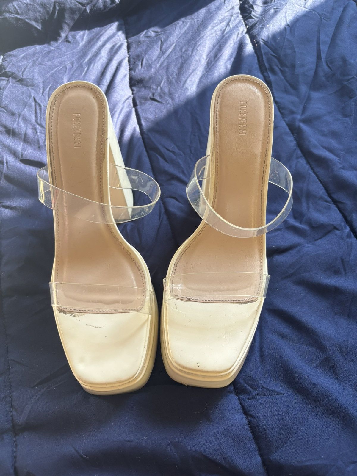 Forever 21 White platforms Size US 10 / IT 40 - 2 Thumbnail
