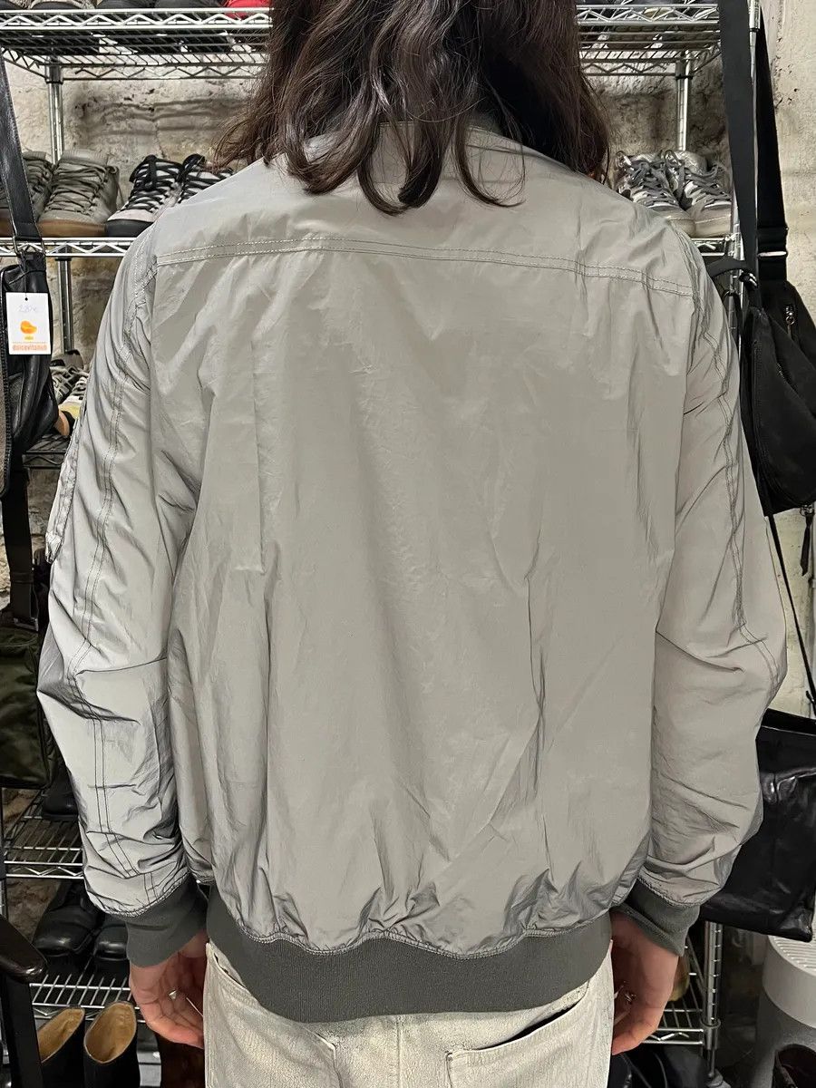 Rick Owens Rick Owens Grey Reflective Nylon Bomber Jacket Size US M / EU 48-50 / 2 - 6 Thumbnail