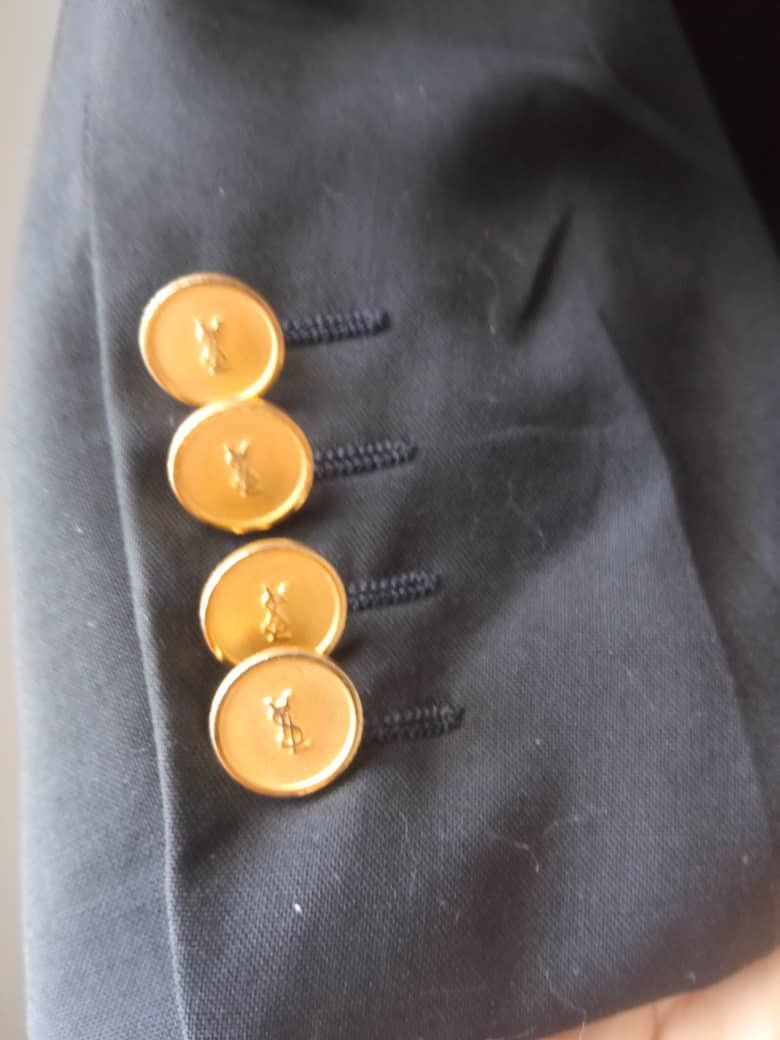 Vintage × Yves Saint Laurent Yves Saint Laurent YSL Vintage Blazer Size 54R - 6 Thumbnail