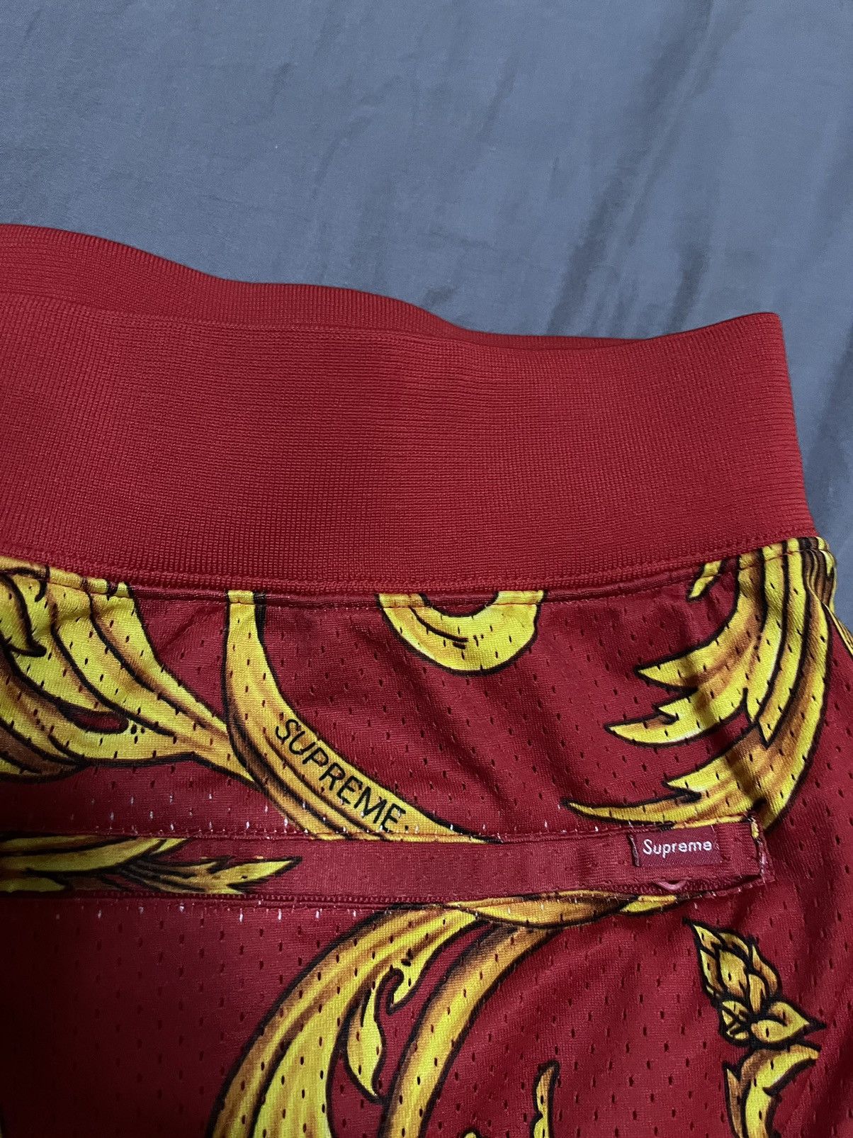 Supreme nike foamposite basketball shorts
