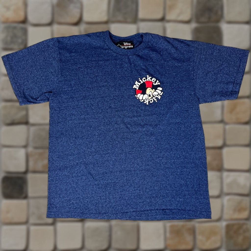 Disney Disney Originals Mickey Mouse Disney Parks T-Shirt Sz L Men’s Vintage Graphic Print Blue 1990s Size US L / EU 52-54 / 3 - 1 Thumbnail