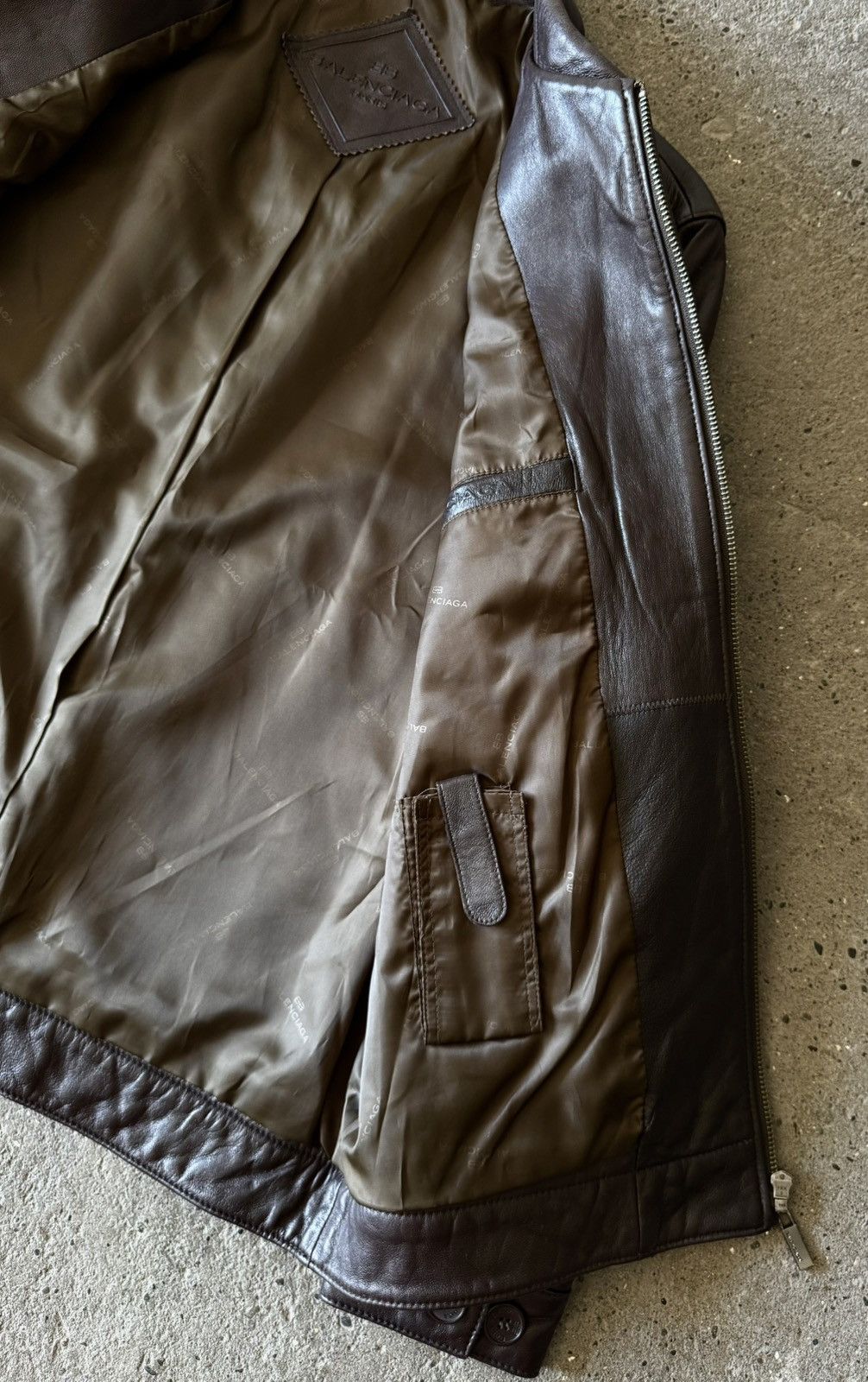 Balenciaga Balenciaga - 1997 -Nicolas Ghesquière -Zip Up Leather Jacket Size US M / EU 48-50 / 2 - 8 Thumbnail