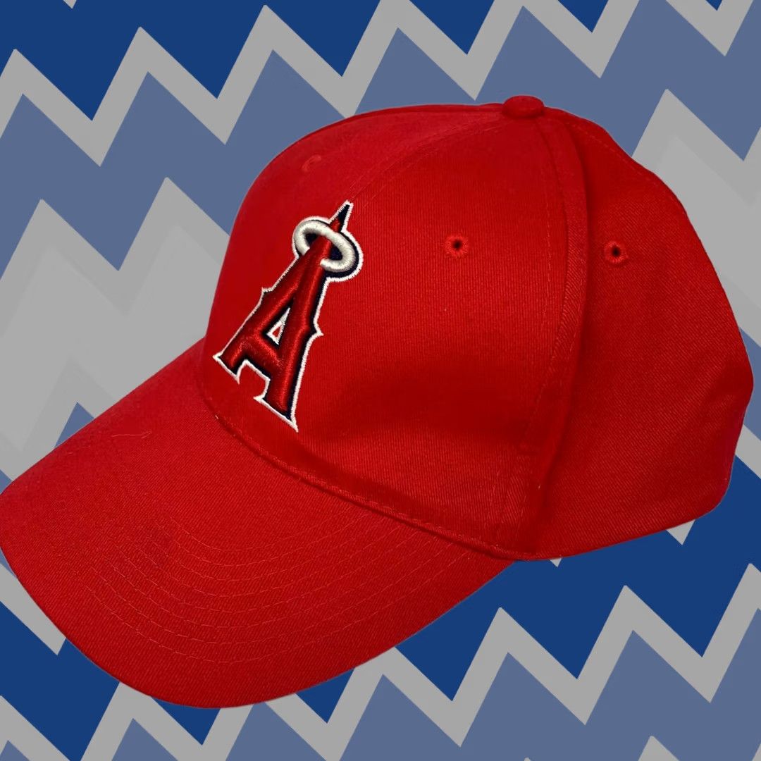 Vintage Los Angeles Angels MLB BWM Global Hat Strapback Cap Men Size ONE SIZE - 1 Thumbnail