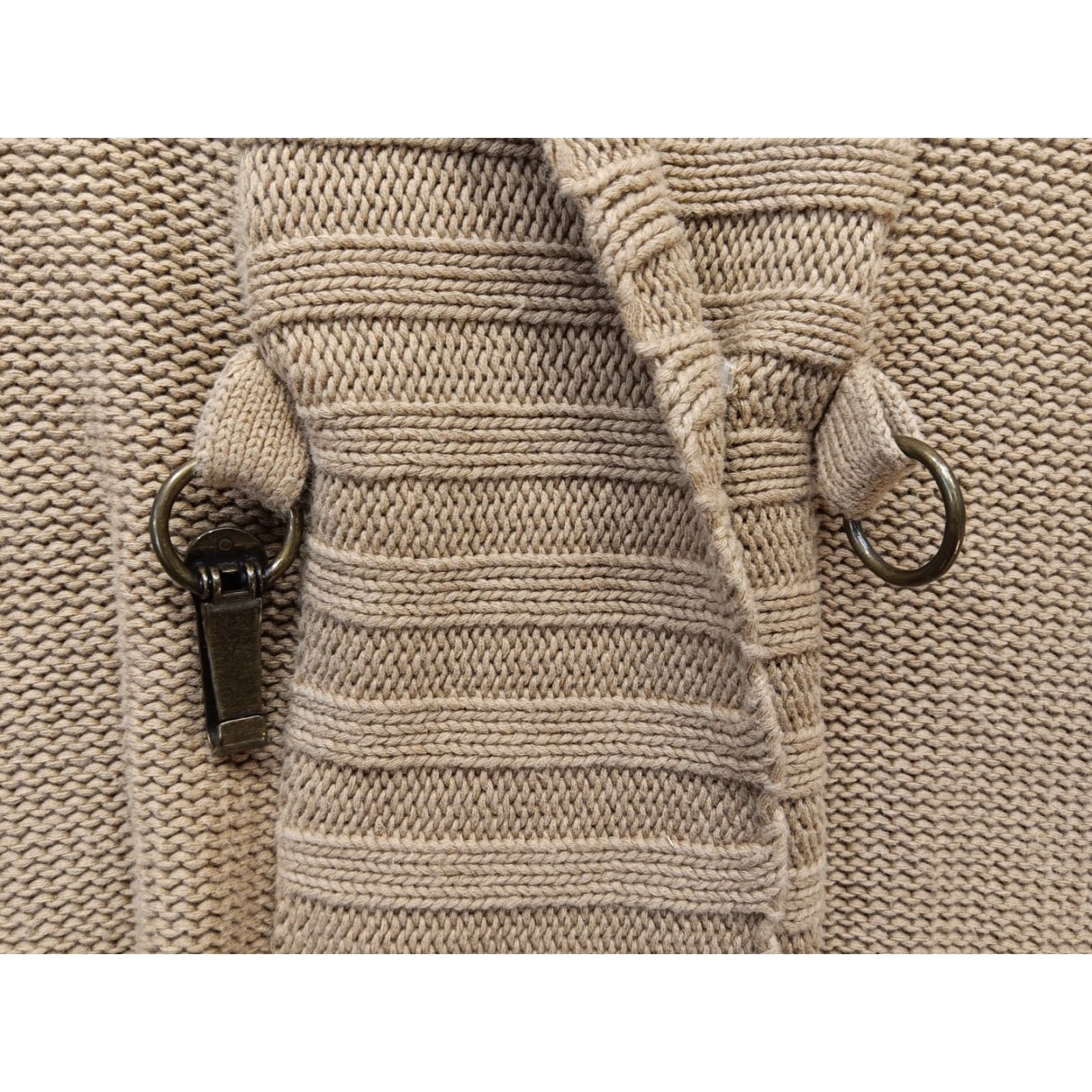 Ralph Lauren Lauren Ralph Lauren Cardigan Vest Women M Tan Linen Cotton Buckle Open Shawl Collar 90s Y2K Classic Lightweight Knit Size M / US 6-8 / IT 42-44 - 6 Thumbnail