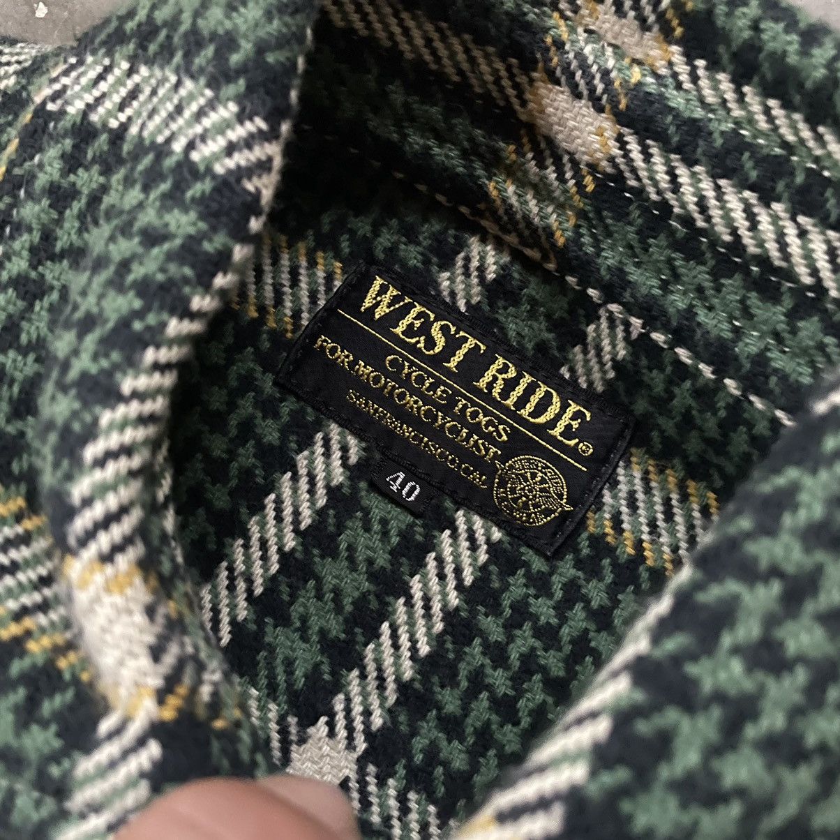 Japanese Brand West ride heavy flannel shirt Size US M / EU 48-50 / 2 - 5 Thumbnail