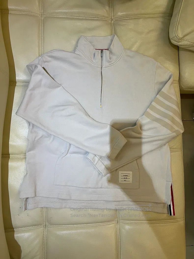Thom Browne Thom Browne Half zip hoodie Size US XL / EU 56 / 4 - 1 Thumbnail