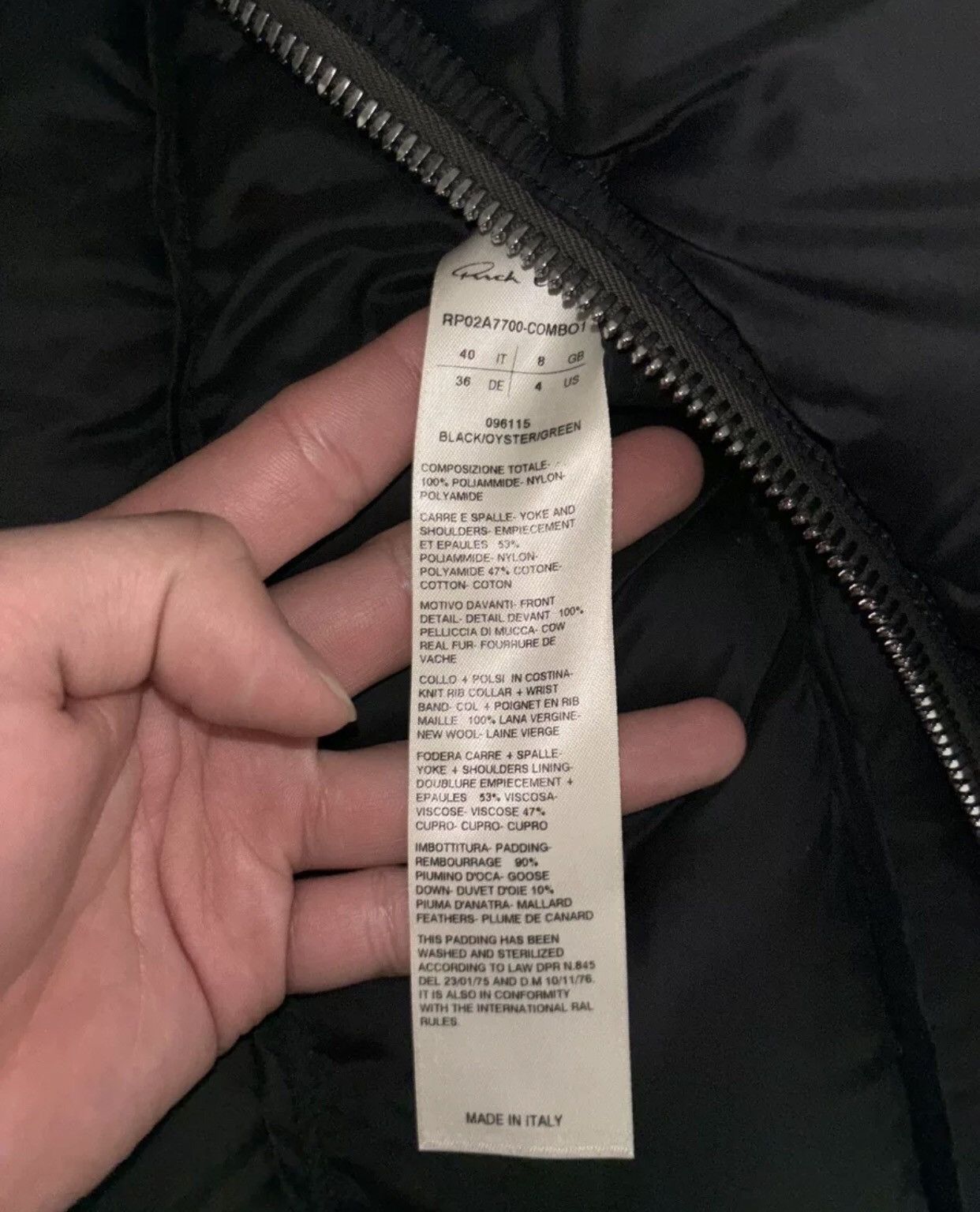 Rick Owens Rick owens fw21 Bomber Jacket Size US M / EU 48-50 / 2 - 5 Thumbnail