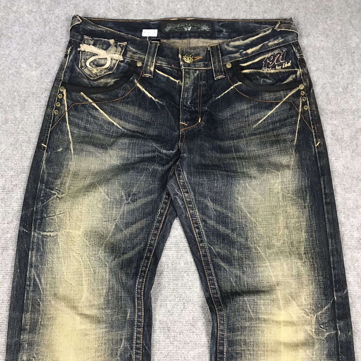 Hysteric Glamour × Japanese Brand × Vintage FALRE DENIM RED PERPER DENIM RUSTY BOOT CUT PANTS Size US 32 / EU 48 - 2 Thumbnail