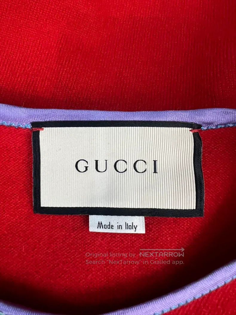 Gucci Gucci Small fragrance style cashmere short sleeves Size XS / US 0-2 / IT 36-38 - 3 Thumbnail