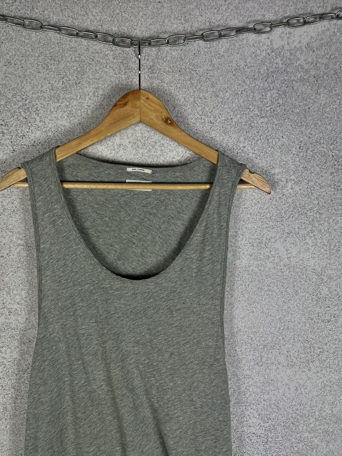 Allsaints Allsaints Designer Basic Grey Tank Top Size US L / EU 52-54 / 3 - 2 Thumbnail