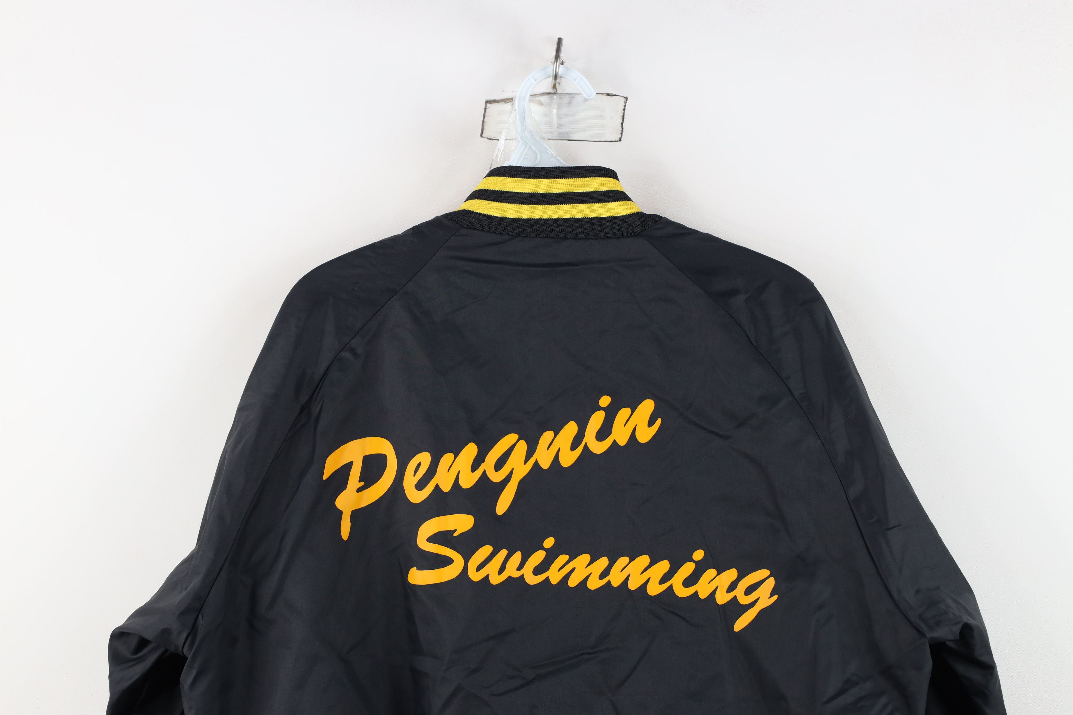 Chalk Line Vintage 70s 80s Chalk Line Swimming Satin Bomber Jacket USA Size US M / EU 48-50 / 2 - 15 Thumbnail