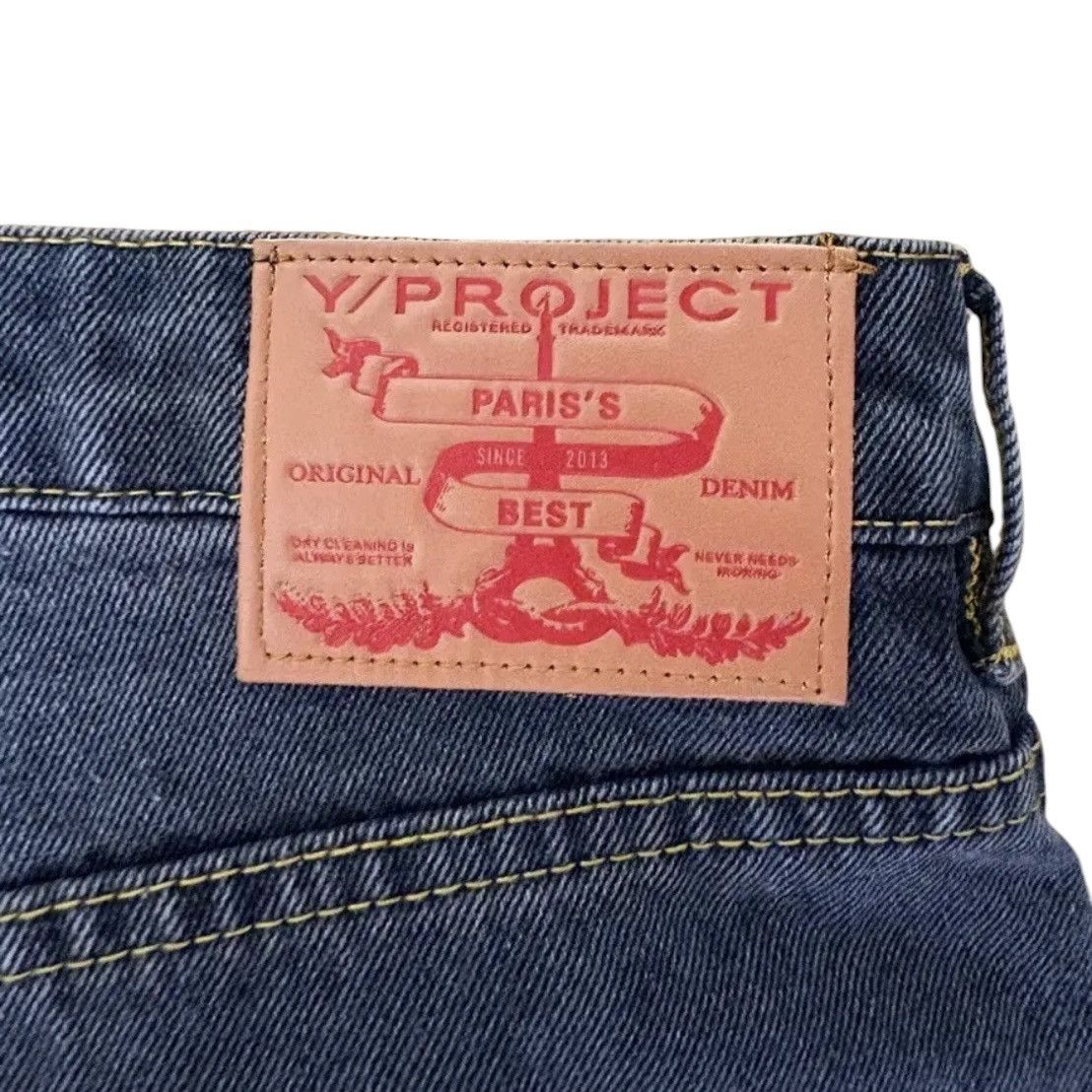 Y/Project Y/Project Black Denim Jeans Size US 32 / EU 48 - 3 Thumbnail