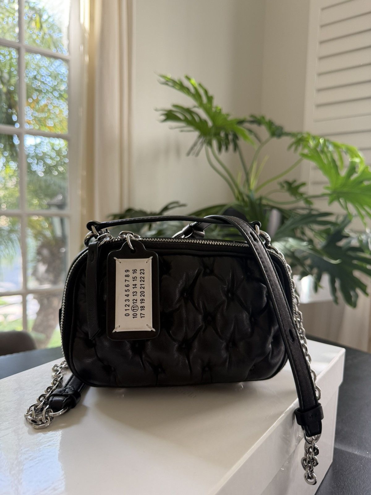 Maison Margiela Maison Margiela Glam Slam Black Belt Bag Size ONE SIZE - 7 Thumbnail