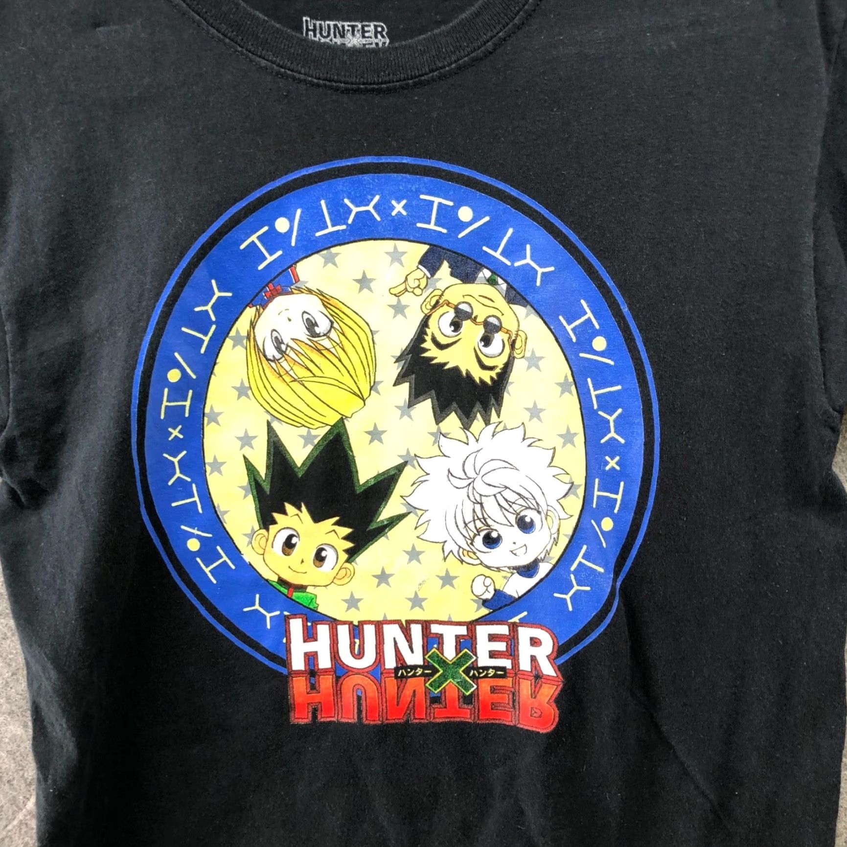 Hunter Hunter x Hunter Graphic T Shirt XS Black Short Sleeve Cotton Circle Men Unisex Adults Crew Neck T-Shirt Size US XS / EU 42 / 0 - 3 Thumbnail