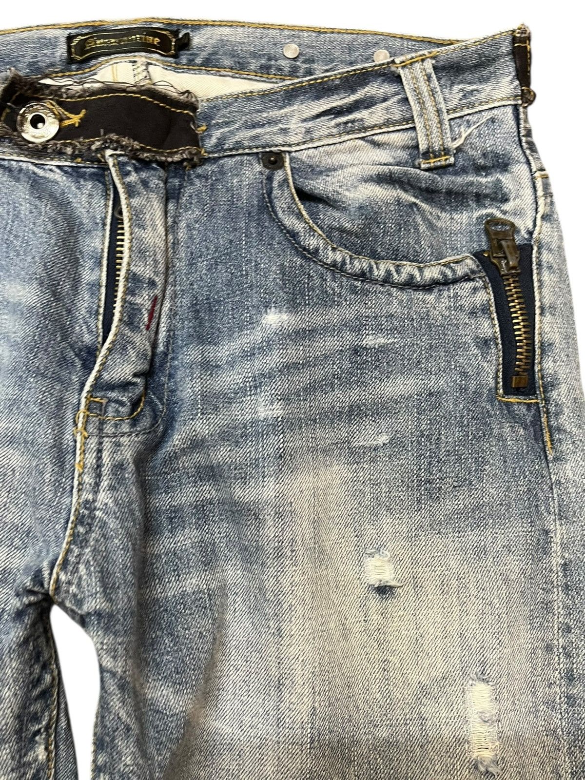 Japanese Brand Vintage Amarantine Seditionaries Three Quarter Denim Size US 31 - 3 Thumbnail