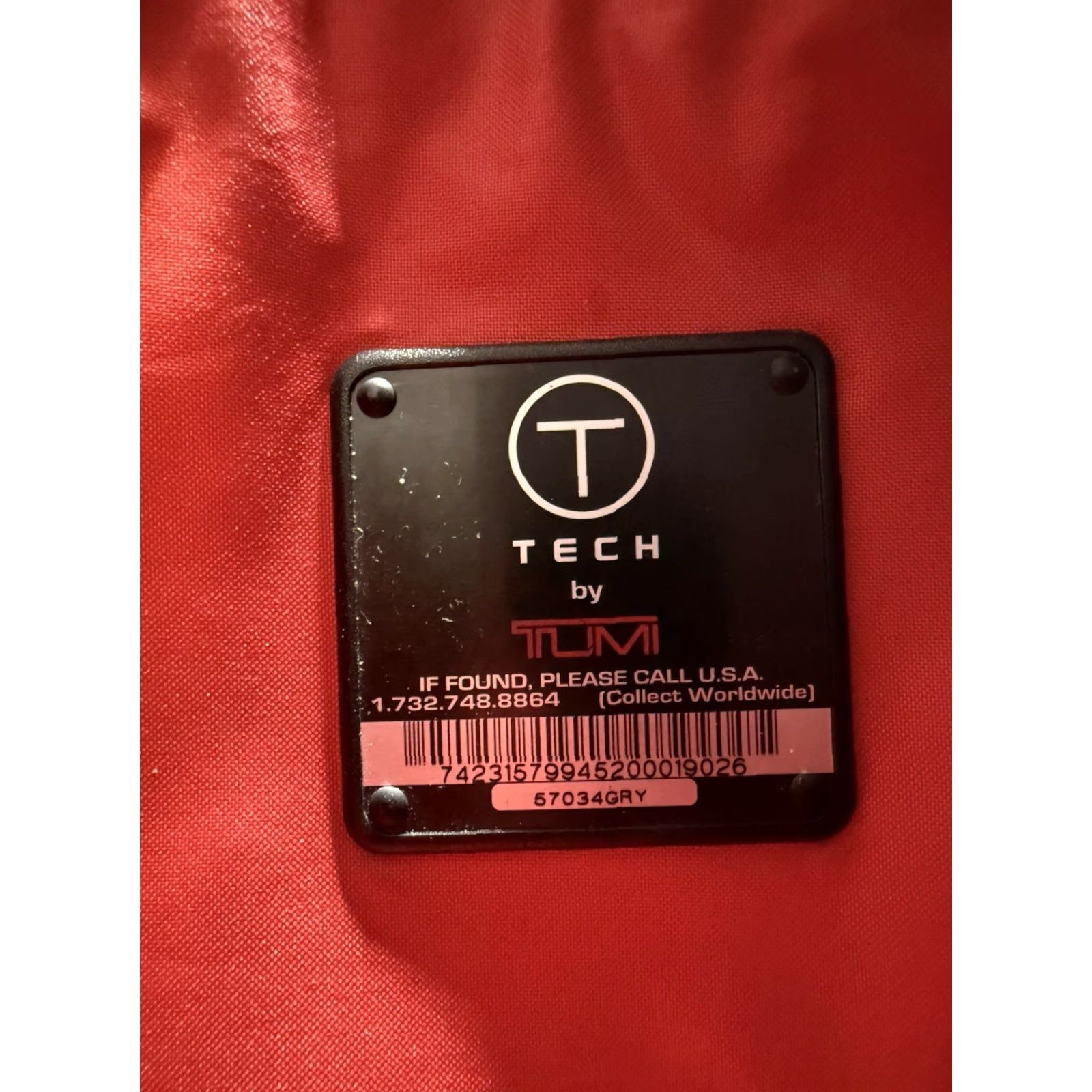 Tumi Tumi Tech Messenger Bag Crossbody Olive Green Red Interior Canvas Nylon Small Green Mens Messenger Bag Accessories Size ONE SIZE - 6 Thumbnail