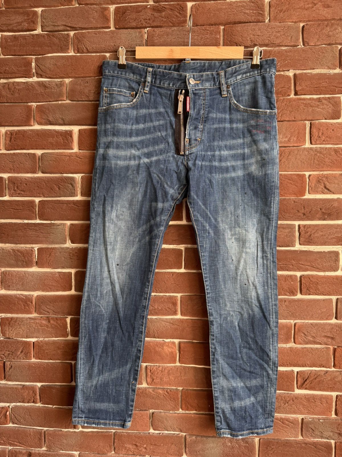 Rare Vintage Dsquared2 I’m Not Weird Denim pants 52 Blue