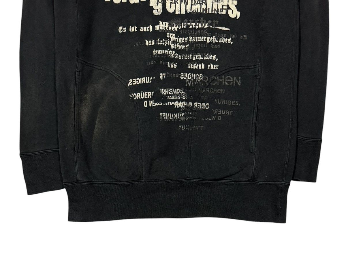 Costume National × If Six Was Nine × Vintage Vtg🔥National Name Grosbec Poem Pullover Hoodies Size US M / EU 48-50 / 2 - 4 Thumbnail