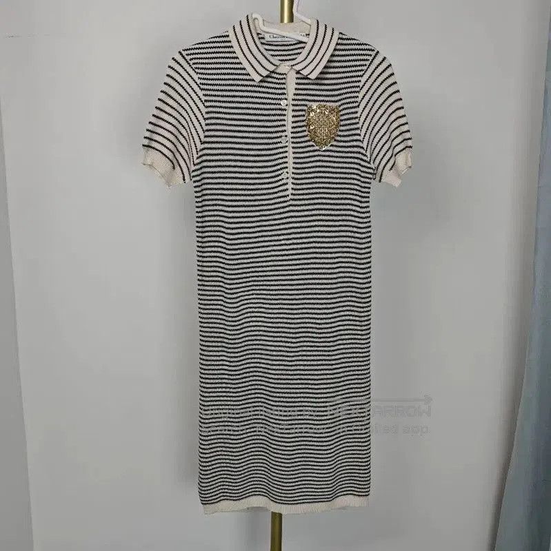 Dior Dior Summer White Striped Cotton Dress . Size M / US 6-8 / IT 42-44 - 1 Thumbnail