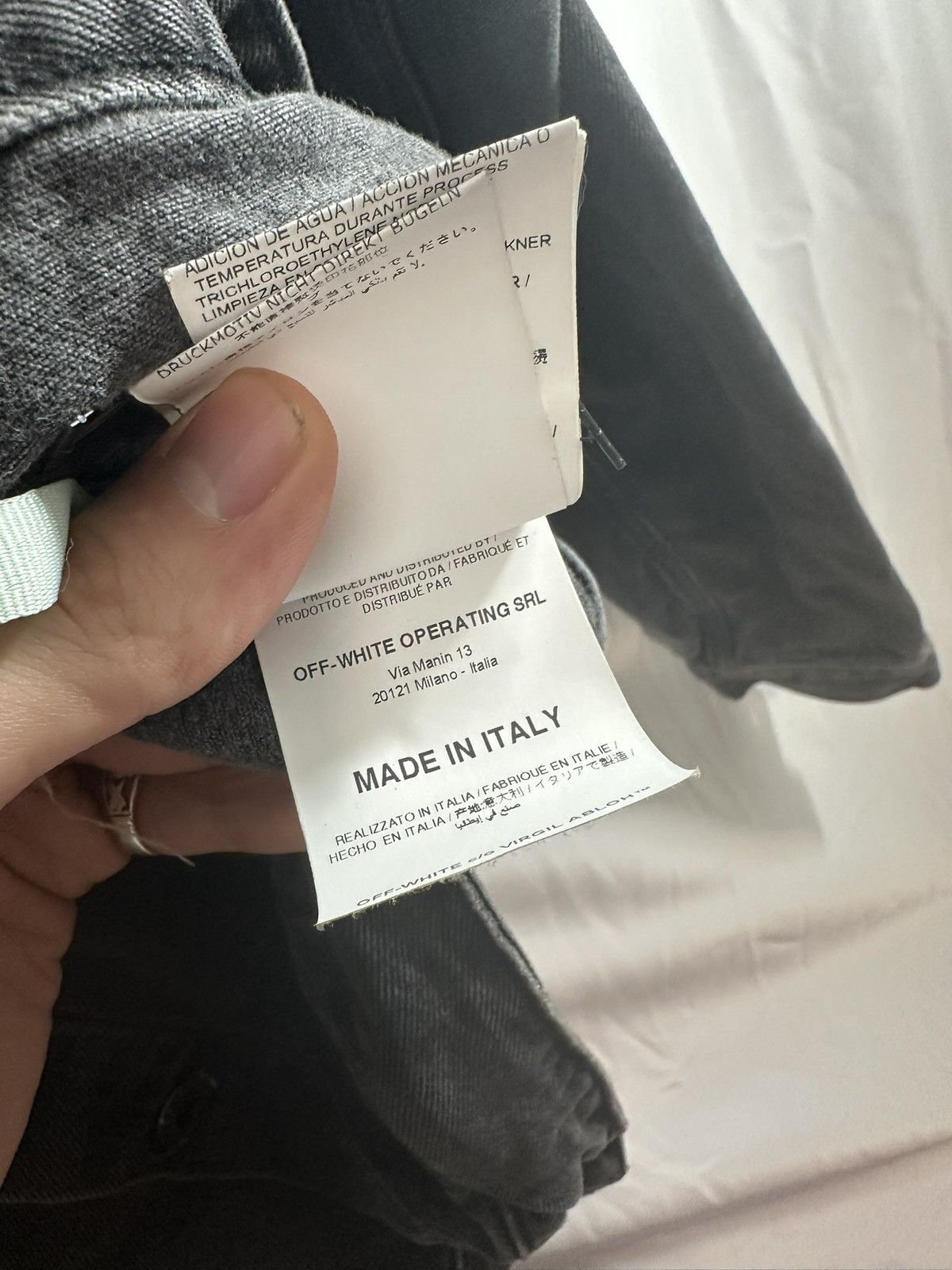 Off-White Off Whote Denim Jacket Impression Size US L / EU 52-54 / 3 - 12 Thumbnail