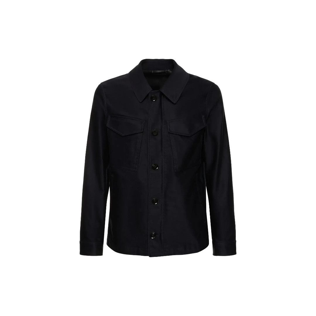 Tom Ford o1w1db10425 OJS007 Jacket in Navy Blue Size US L / EU 52-54 / 3 - 1 Thumbnail