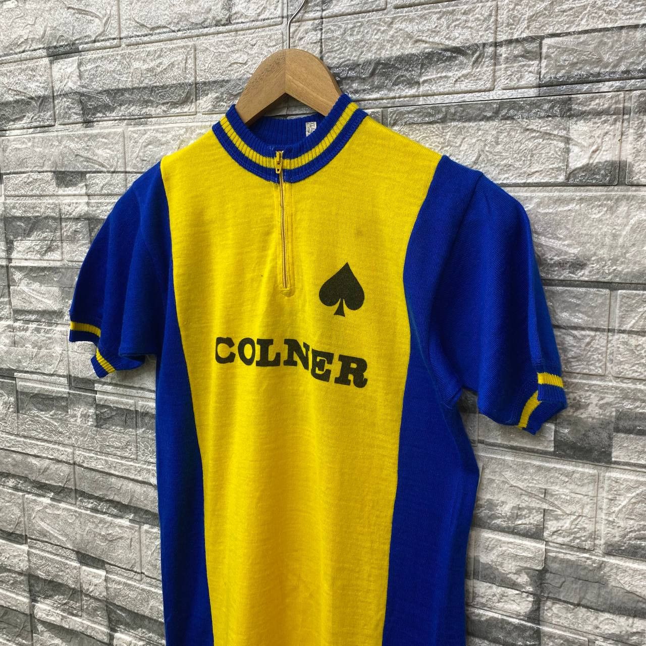 Vintage VINTAGE 70s COLNER (By Colnago)Acrilic Cycling Jersey Italy Size US M / EU 48-50 / 2 - 5 Thumbnail