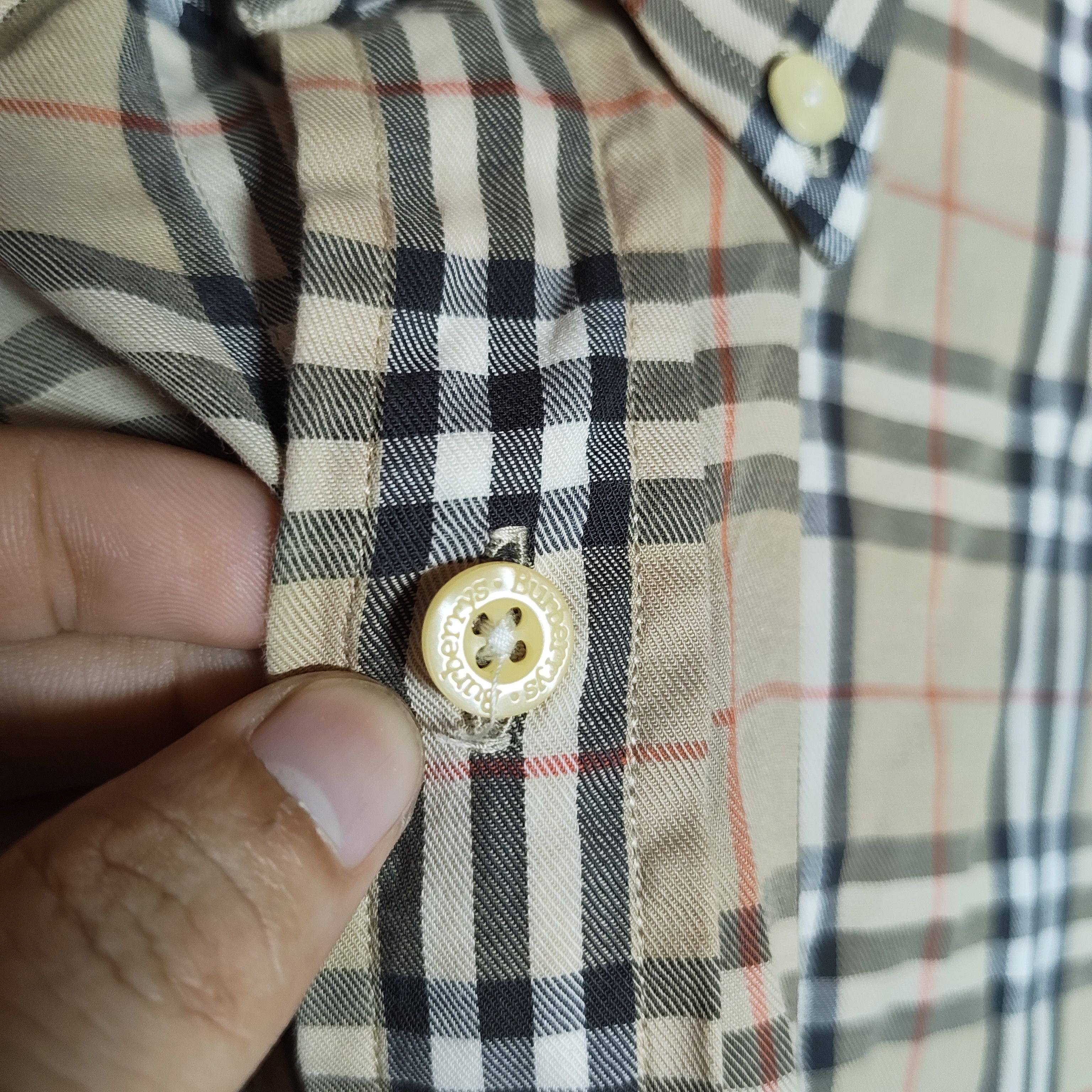 Burberry Vintage 90s BURBERRYS Nova Check Shirt Size US M / EU 48-50 / 2 - 4 Thumbnail