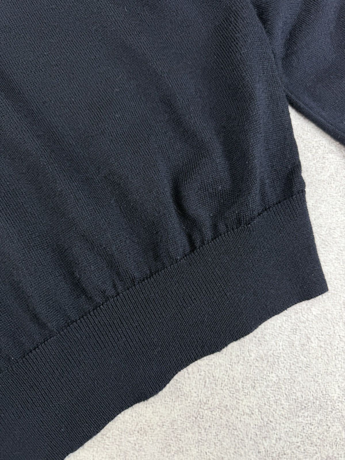 Other Montechiaro Wool Knit Sweater Navy Blue Men’s Size 52 Size US L / EU 52-54 / 3 - 7 Thumbnail