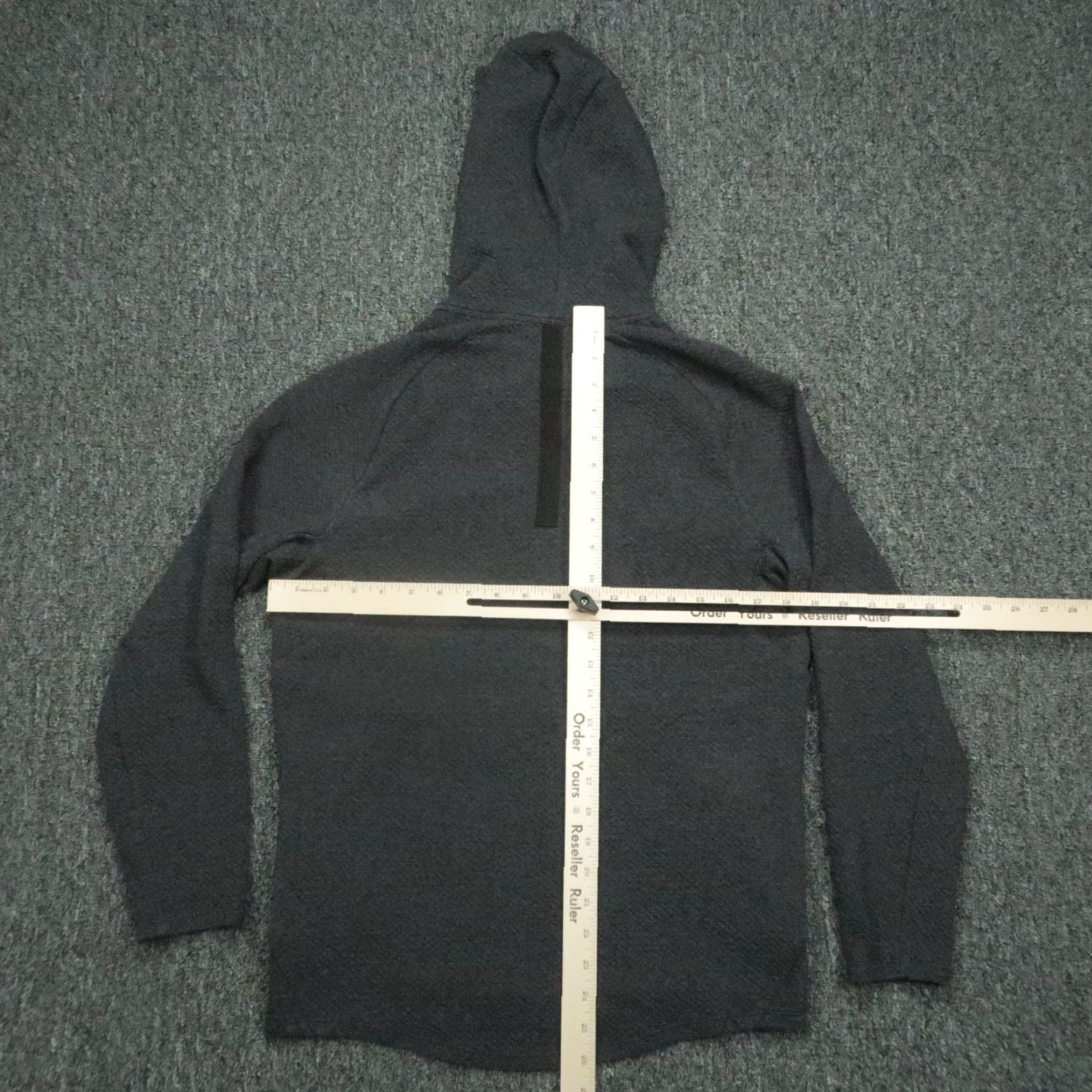 Lululemon Lululemon Hoodie Men XS Gray At Ease Textured Pullover Long Sleeve Breathable Hooded Pockets Stretch Mens Size US XS / EU 42 / 0 - 6 Thumbnail