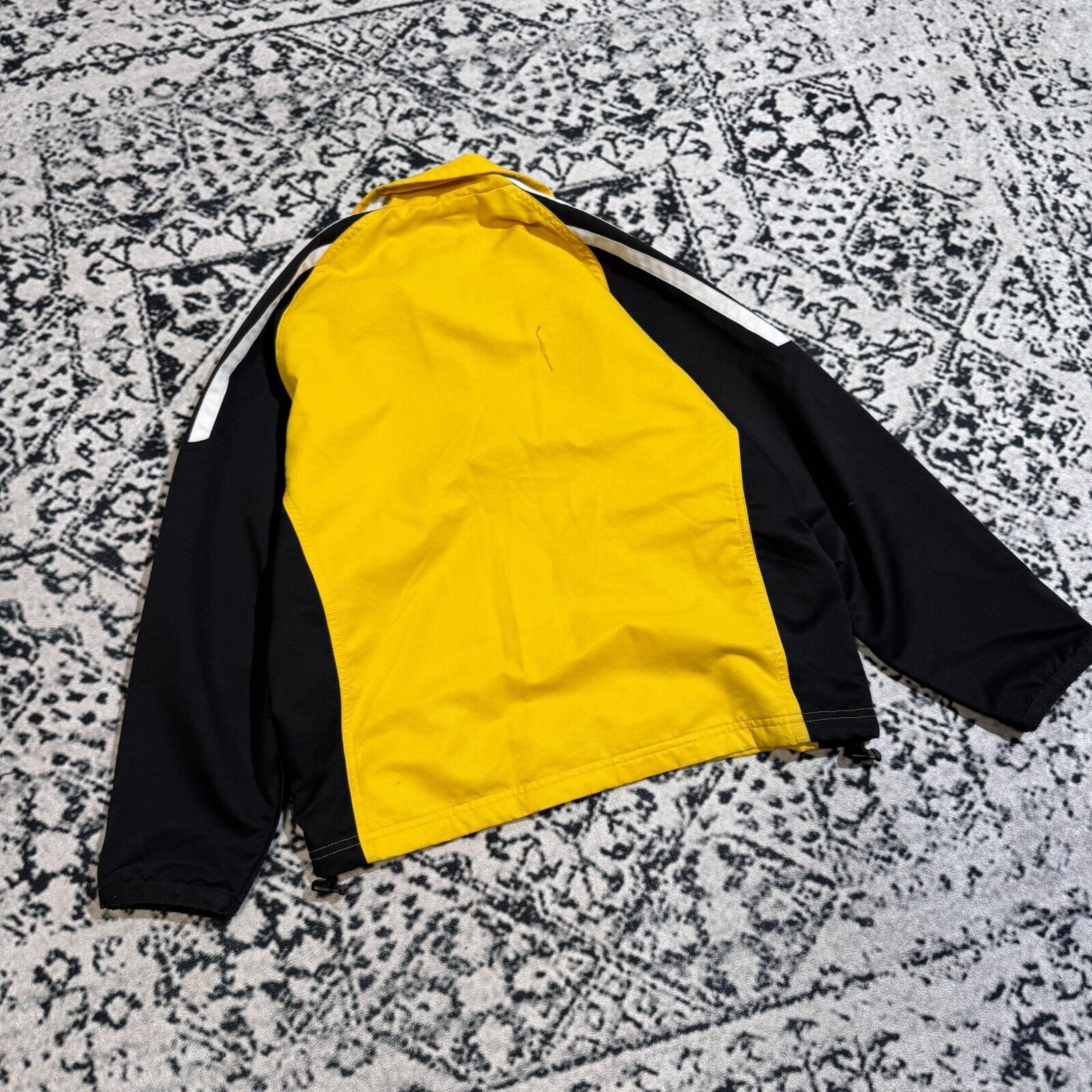 Adidas Adidas Unisex Yellow Polyester Jacket Size XXS Tracksuit Size US XXS / EU 40 - 13 Thumbnail
