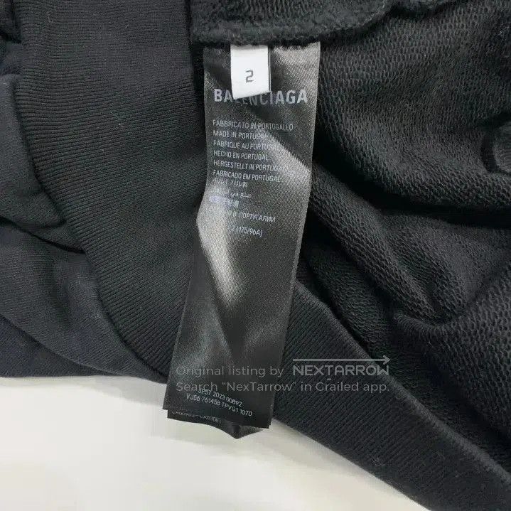 Balenciaga Balenciaga Logo Print Black Hoodie for All. Size US L / EU 52-54 / 3 - 4 Thumbnail
