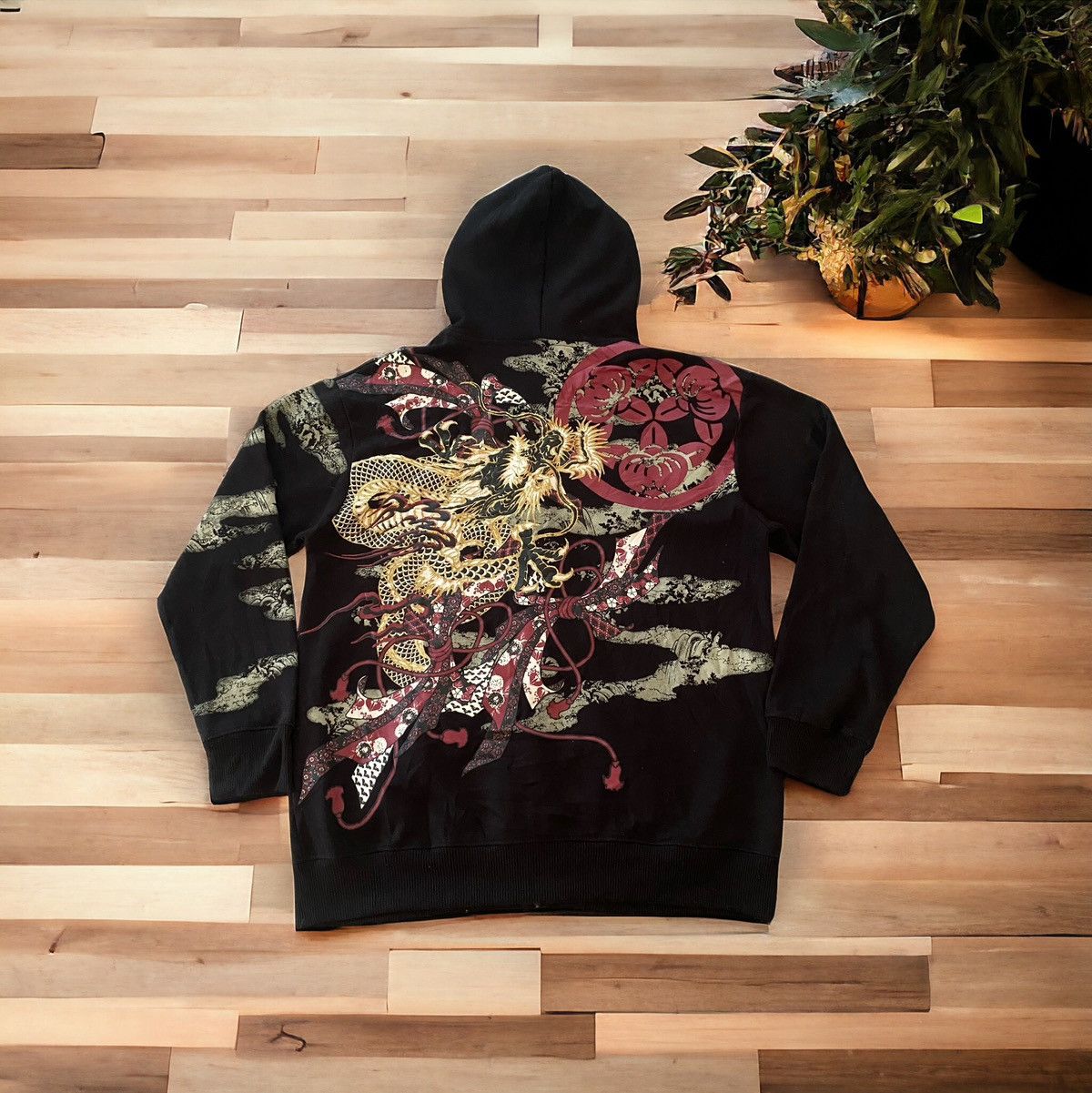 Japanese Brand Vintage Japanese Brand Sukajan Zipper Hoodie Size US L / EU 52-54 / 3 - 1 Thumbnail